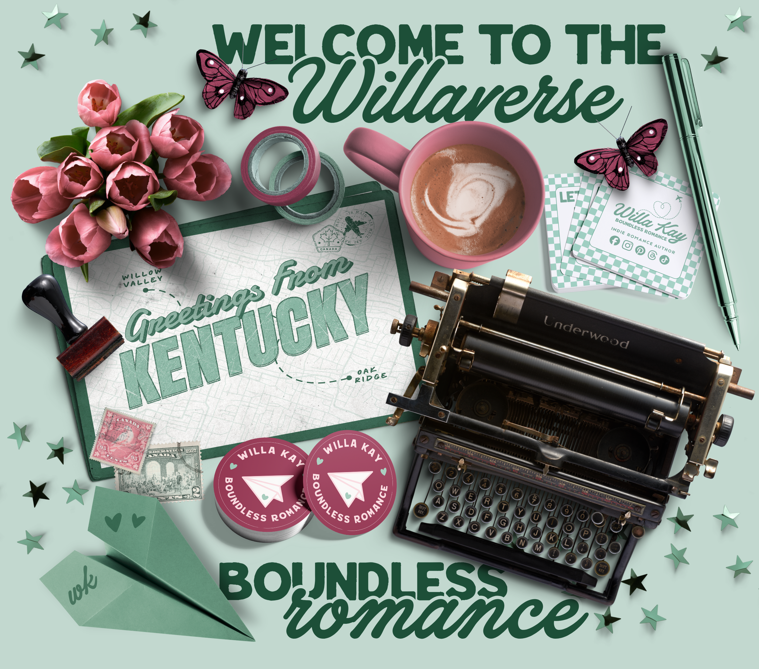 Welcome to the Willaverse. Boundless Romance tagline