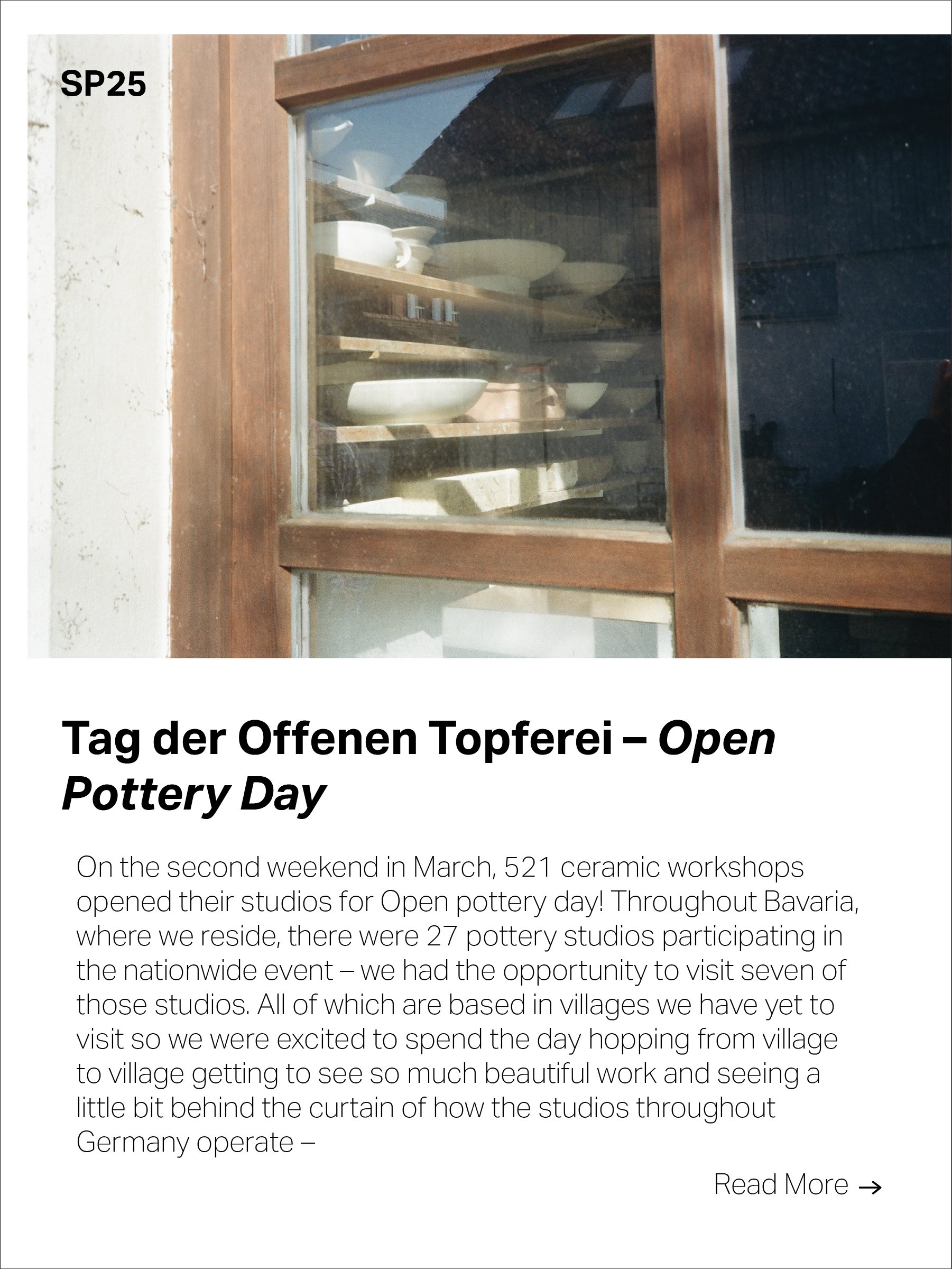 SP25 –Tag der Offenen Topferei