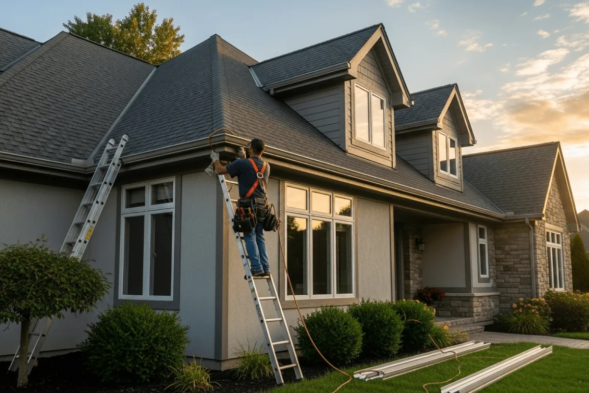How Roof Valley Design Affects Gutter Performance in Alberta Homes
