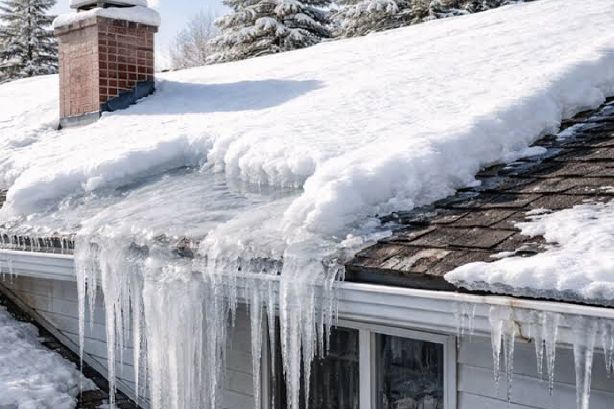 What Homeowners Should Know About Winter Roof Drainage Challenges
