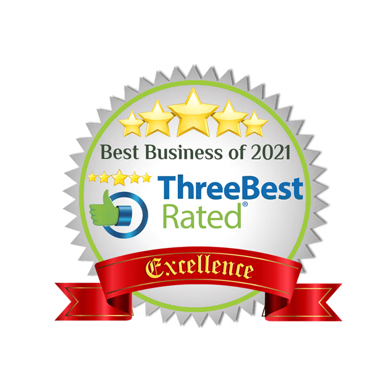 Three best rated Award logo