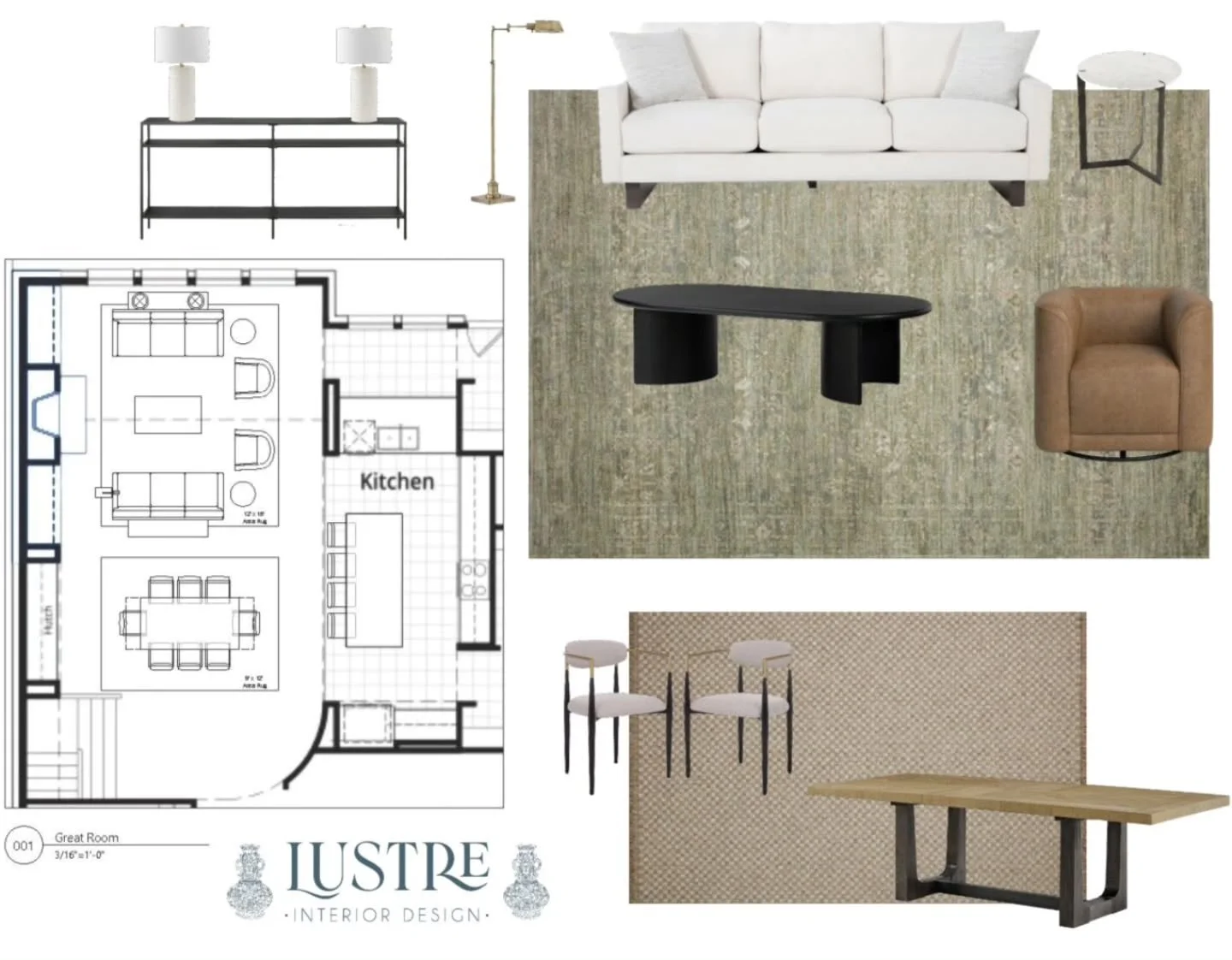 Mood board options for a fun project in Magnolia. Floor plans &amp; furnishings for a new build. The clients want a transitional feel with colors inspired by nature.
Preliminary designs to be refined as we go.
#lustreinteriordesign #houstondesigner #