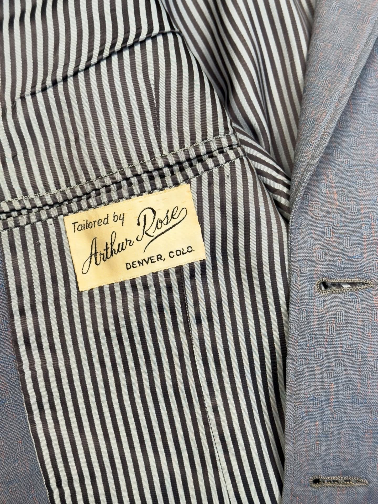 One of those &bdquo;sold but not forgotten pieces&rdquo; 

30s/40s tailored wool blazer with such an elegant yoke, a beautiful reminder of how the West was worn in its heyday.