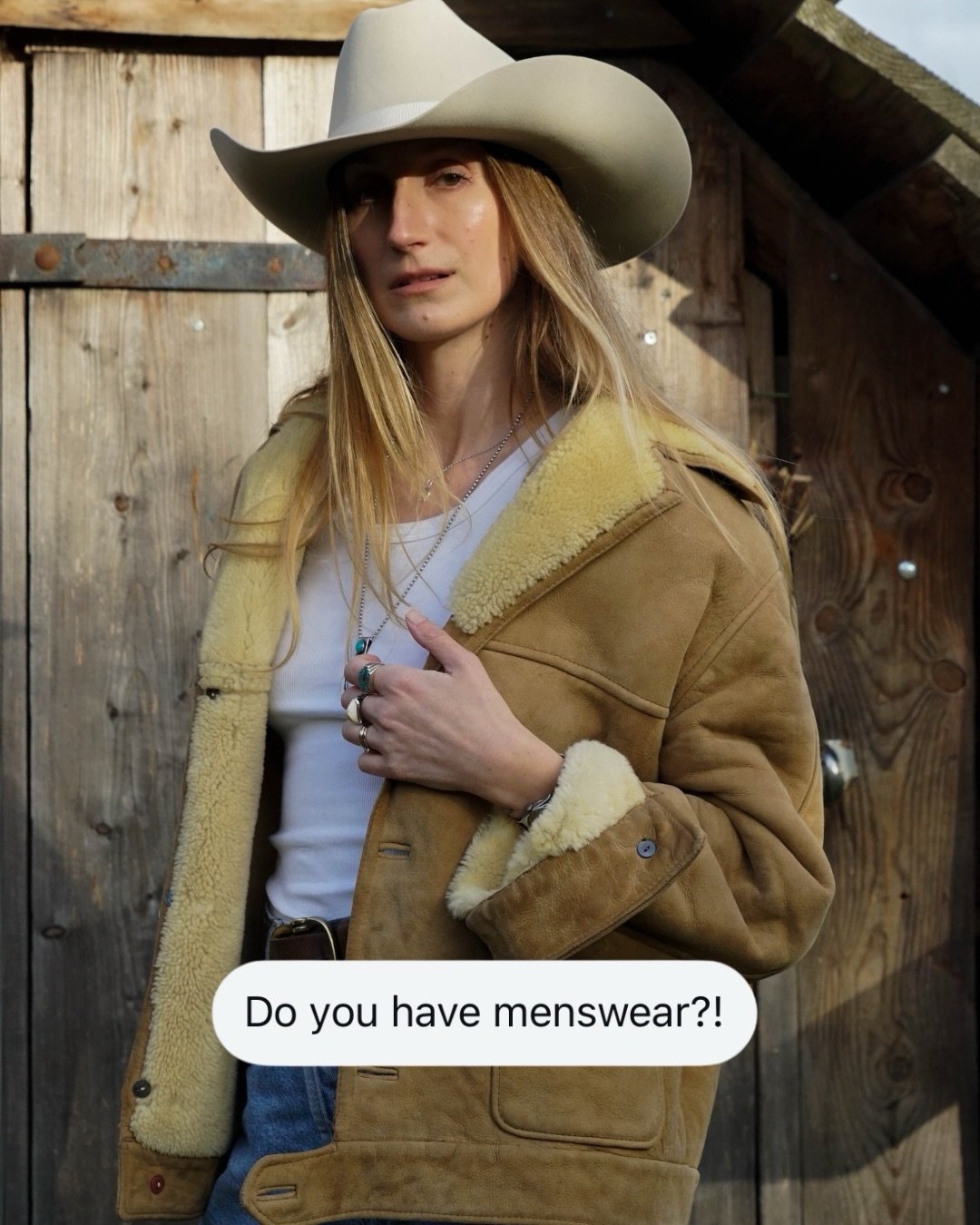 Hell yes, I sell menswear.

I get that it might not be the most obvious thing, because in this one-man band, I do all the modelling. 
And my website provider (looking at you, @squarespace) doesn&rsquo;t have the categories built in 🤌🤌, but hey, do 