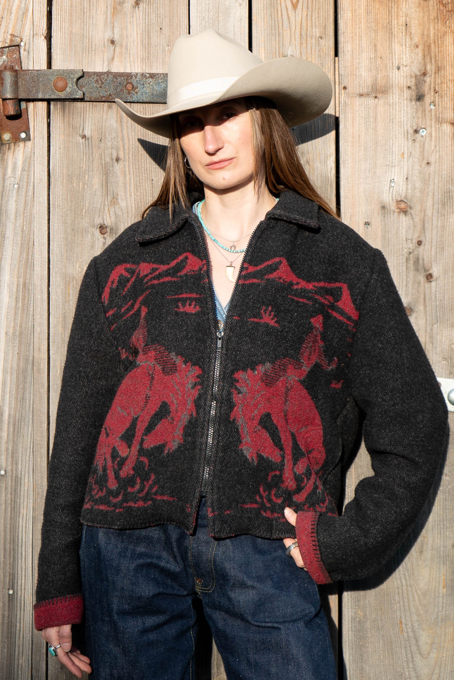 80s cowboy jacket