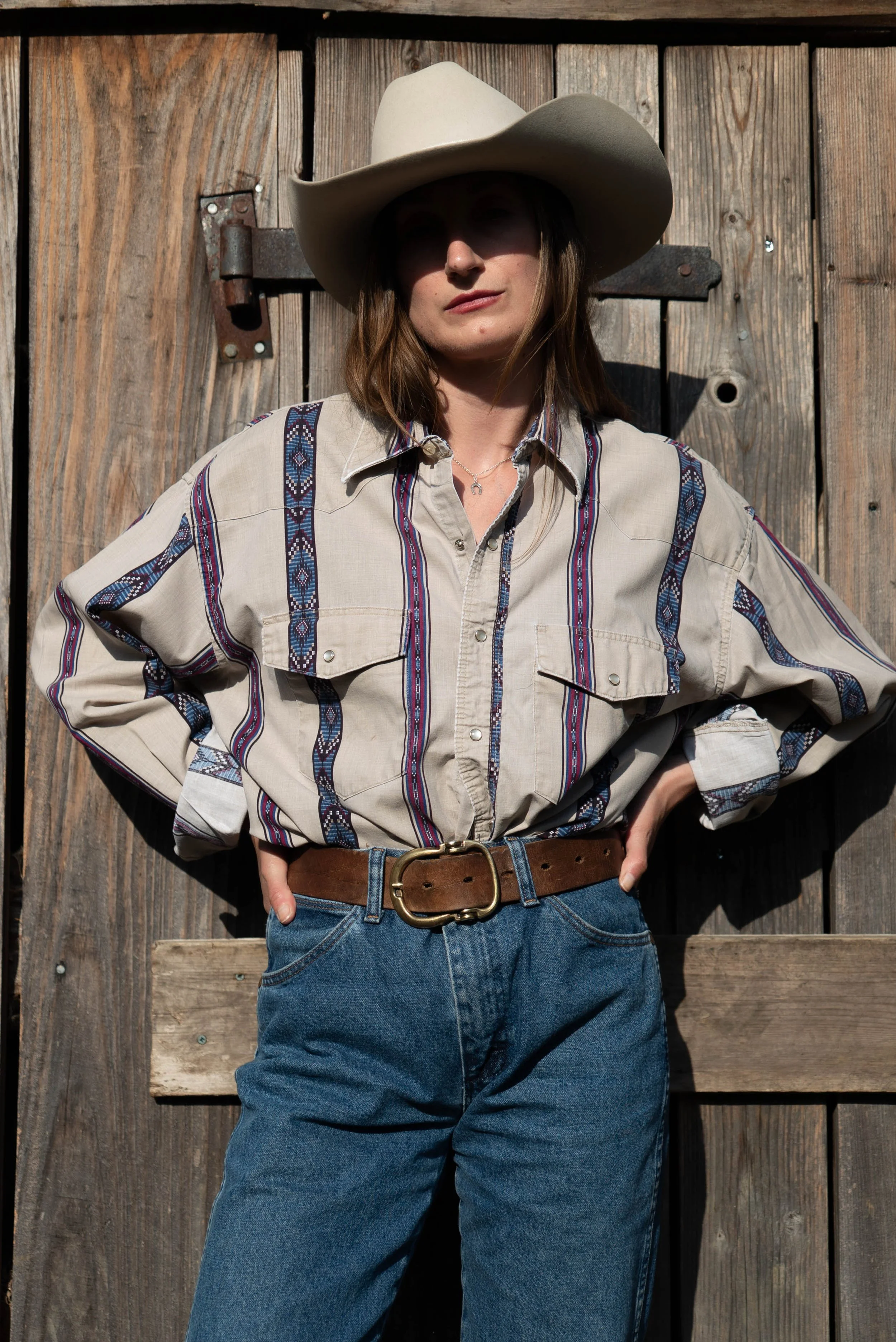 90s vintage southwestern Wrangler shirt xl