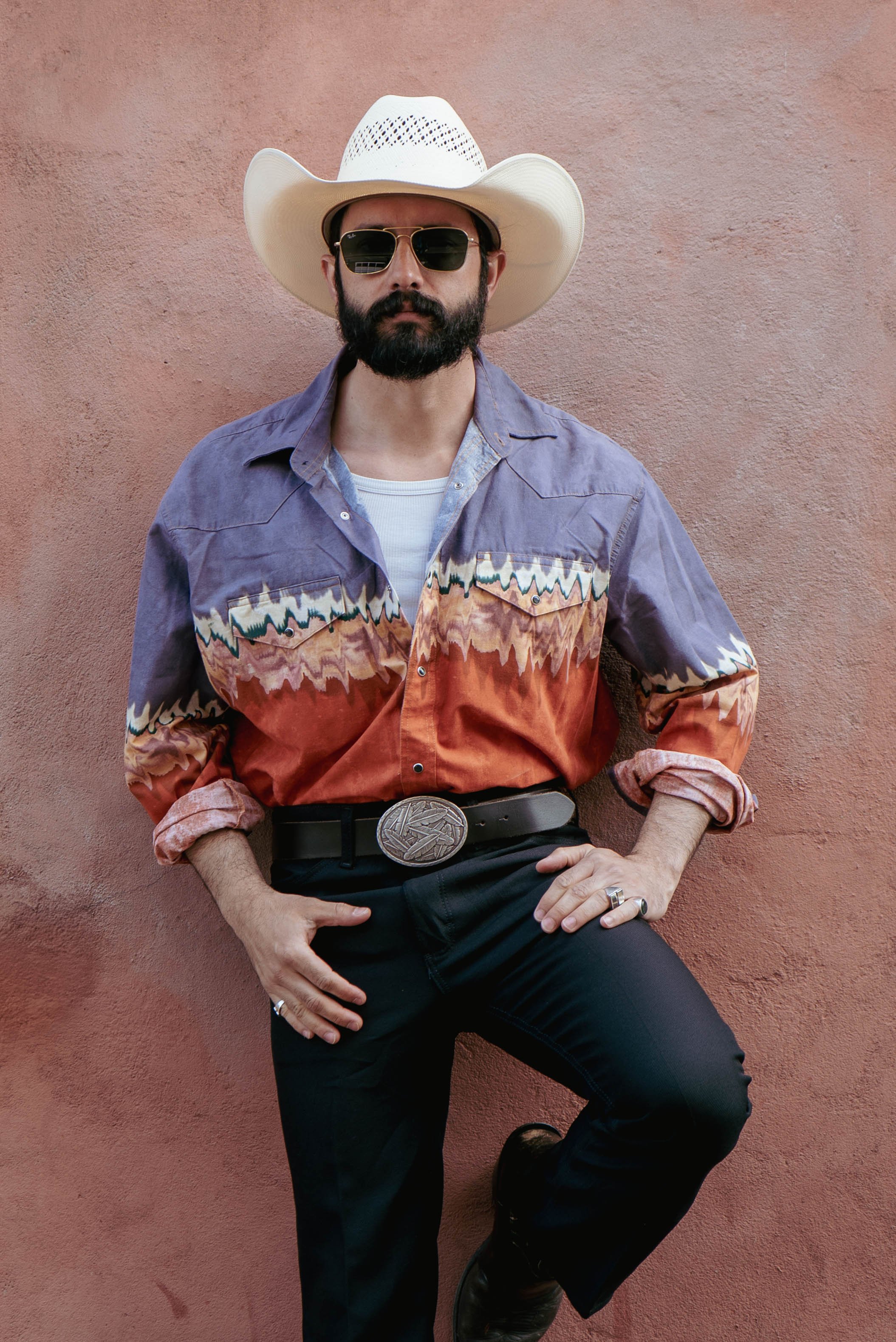 90s Wrangler western shirt XL