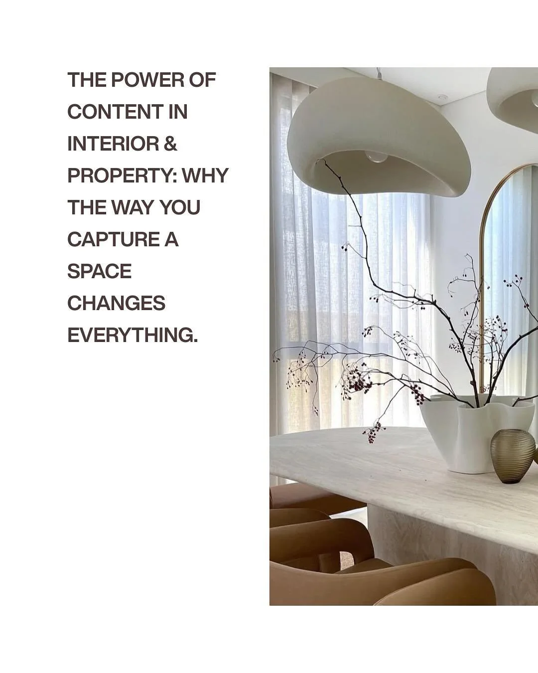 I loved capturing the elegance and curves of ASRI. A bespoke duplex situated in Gladesville Sydney. 

Our favorite aspect is the meticulous design of the interior, where every piece was intentionally chosen and placed. The Taj Mahal stone truly stole