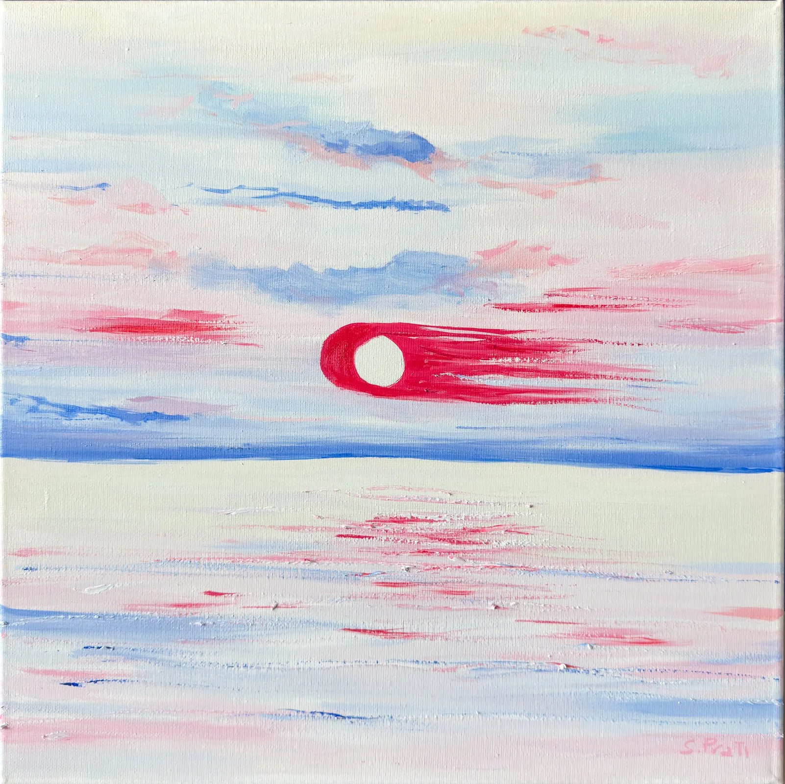 Silvia Prati - Empatia II - Sentimenti Delicati - Olio su tela - Sanremo