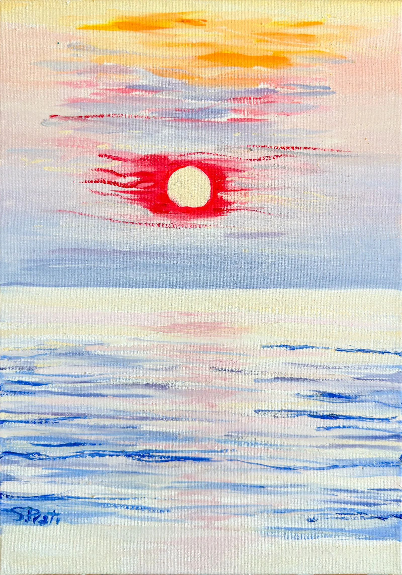 Silvia Prati - Resilienza I - Sentimenti Delicati - Olio su tela - Sanremo