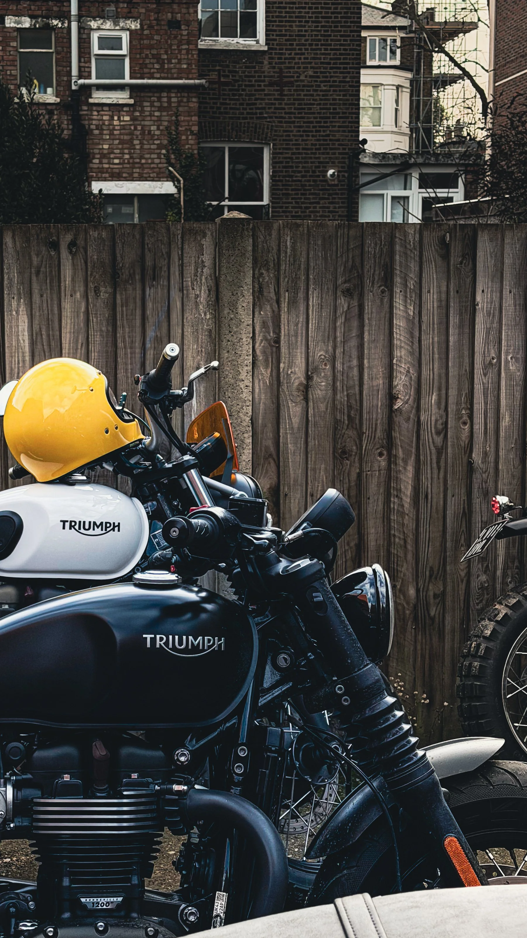 triumph bobber and scrambler motorbike London
