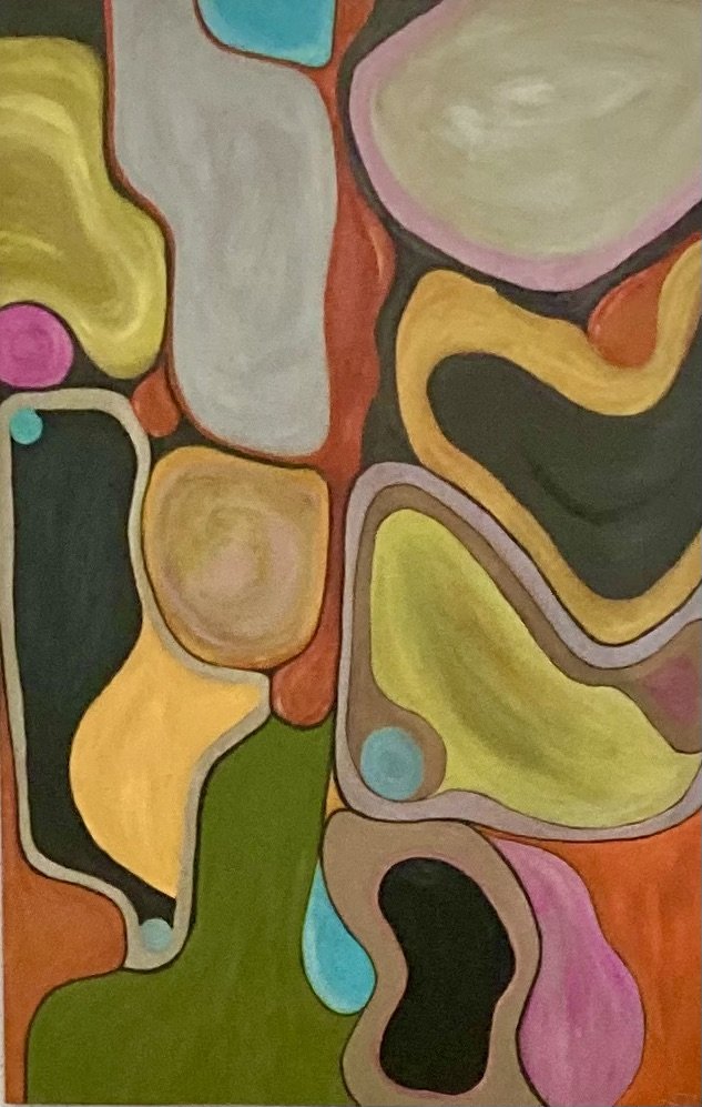 Liquid Lava     Oil on Canvas.    4ft. x. 6ft