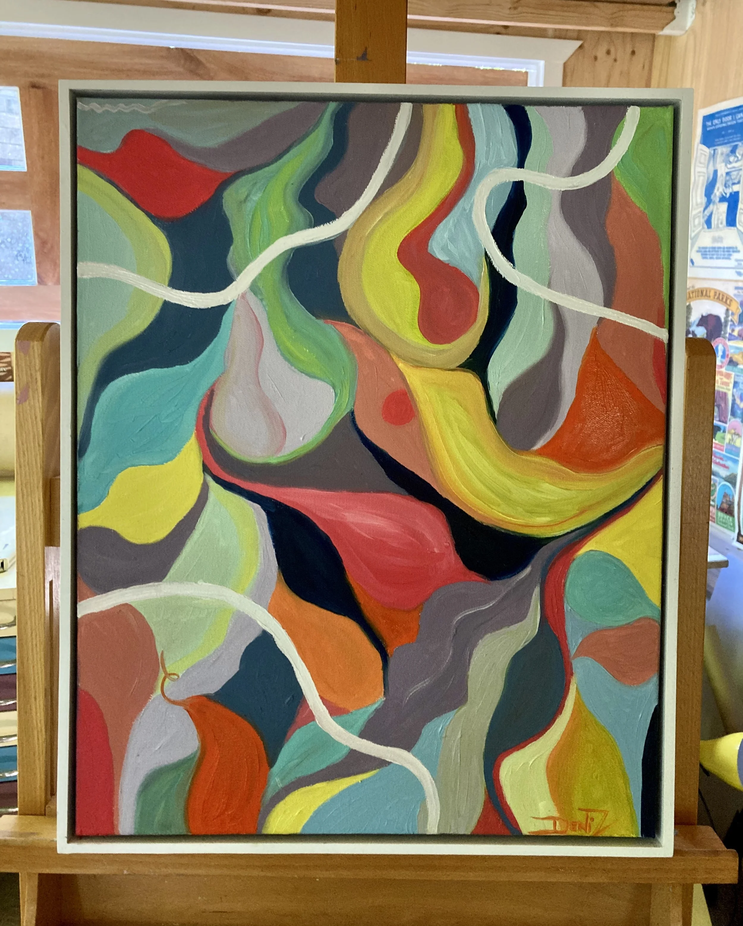 Prickly Pear  500mm x 400mm. Oil on Canvas