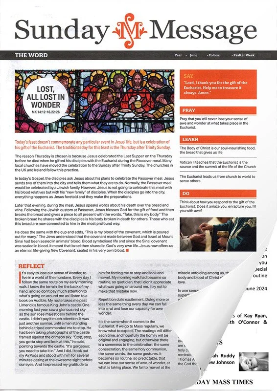 Sunday Newsletter – 1st Sunday of Lent