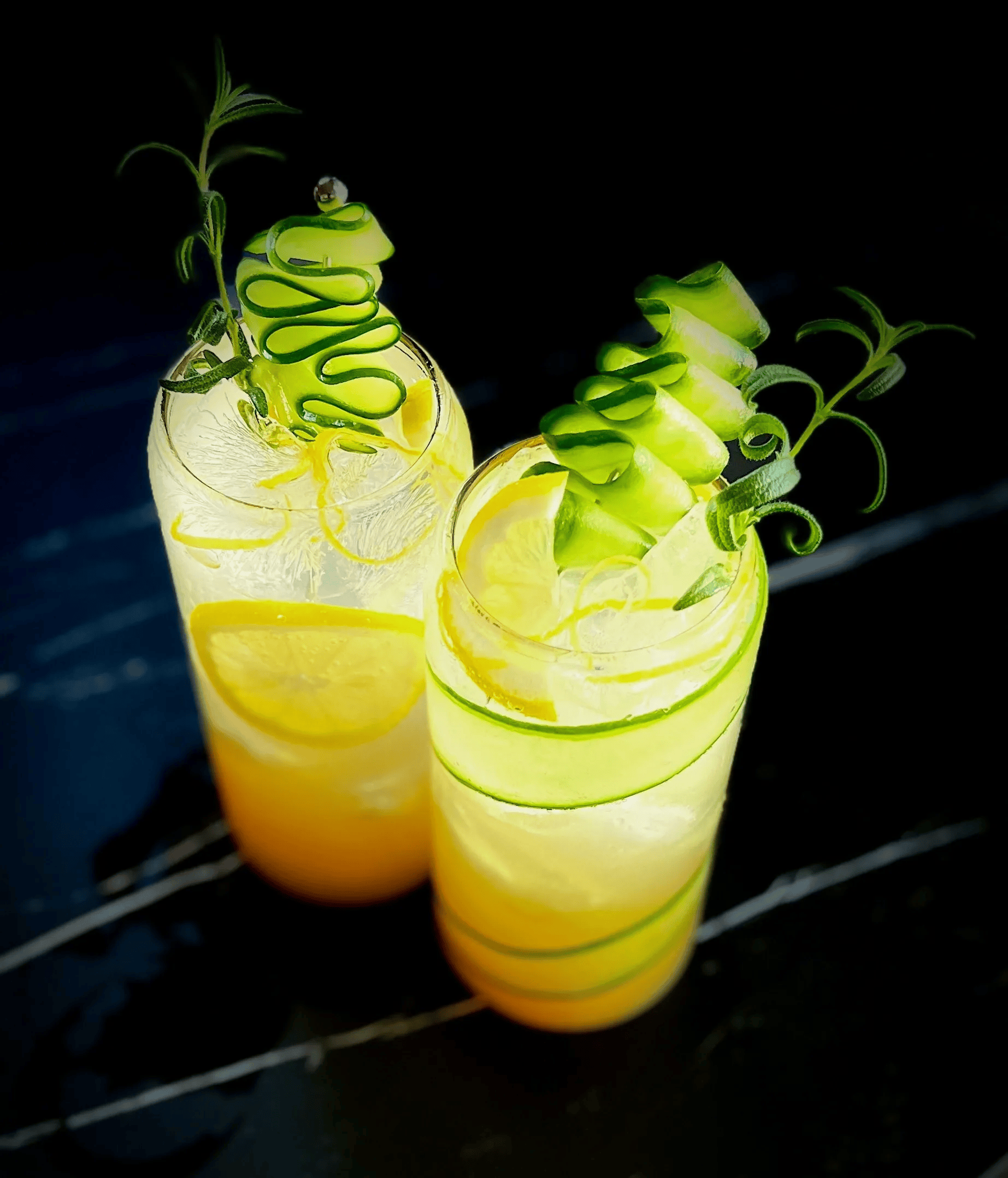 Ginger Lemon Fizz Mocktail