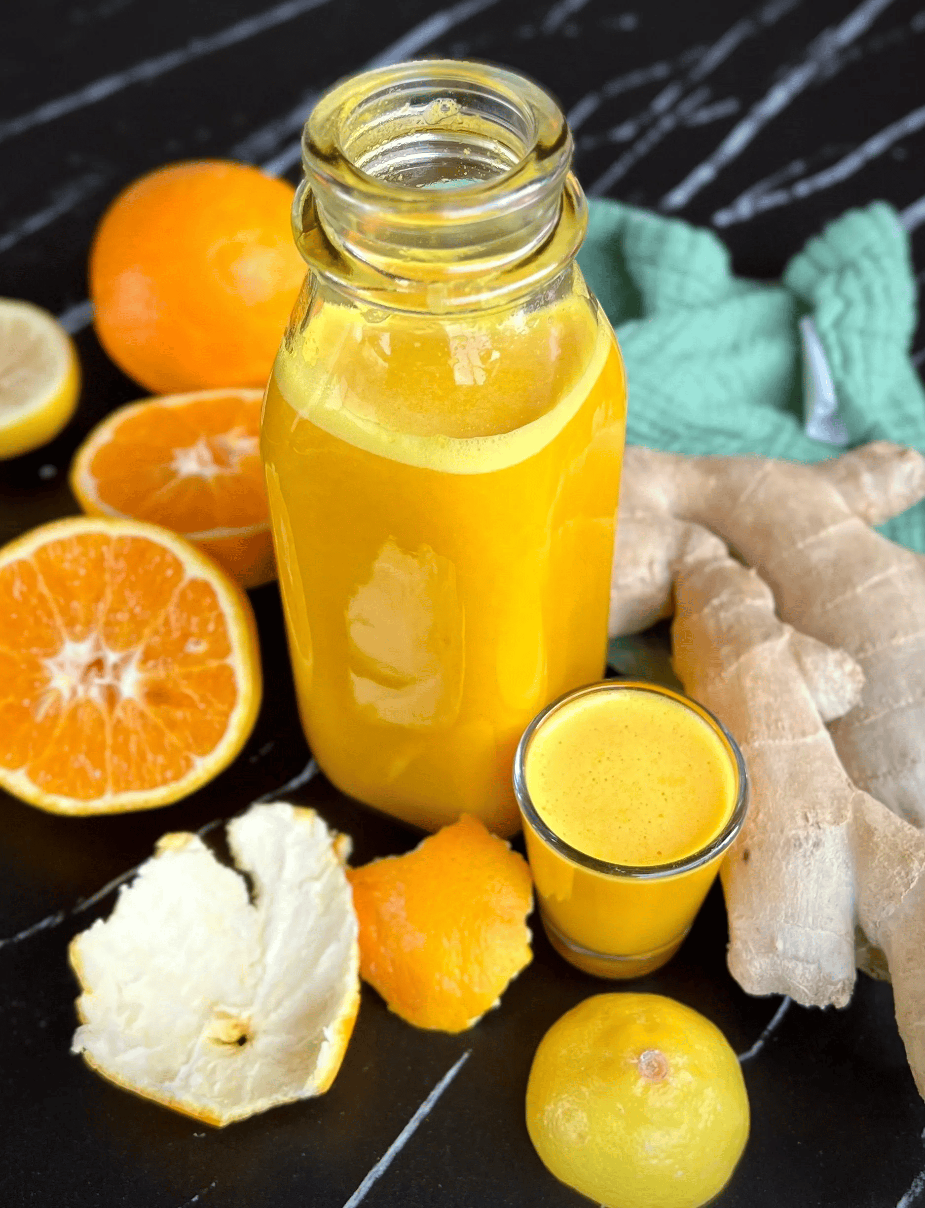 Orange Ginger Turmeric Immunity Shots