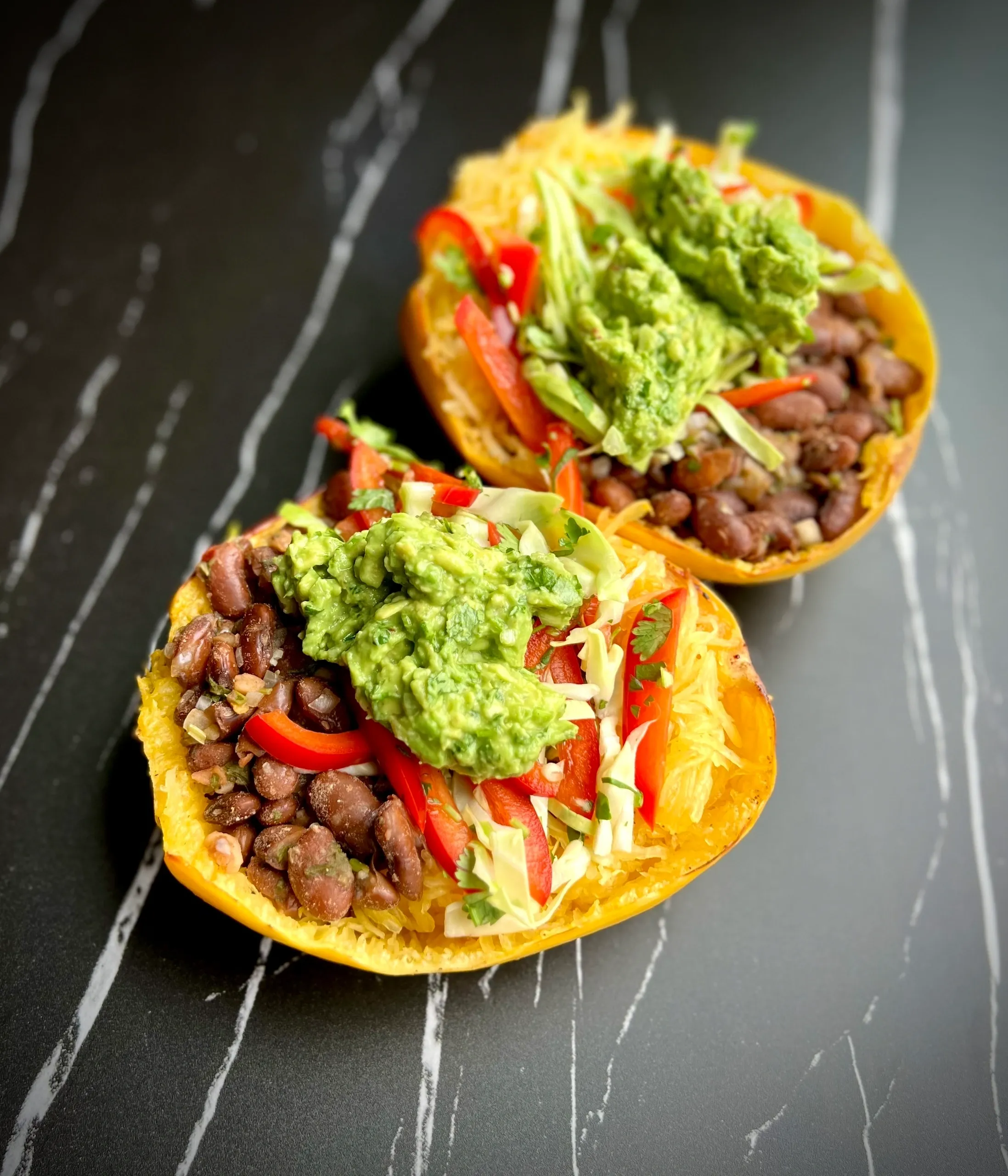 Epic Spaghetti Squash Burrito Bowls