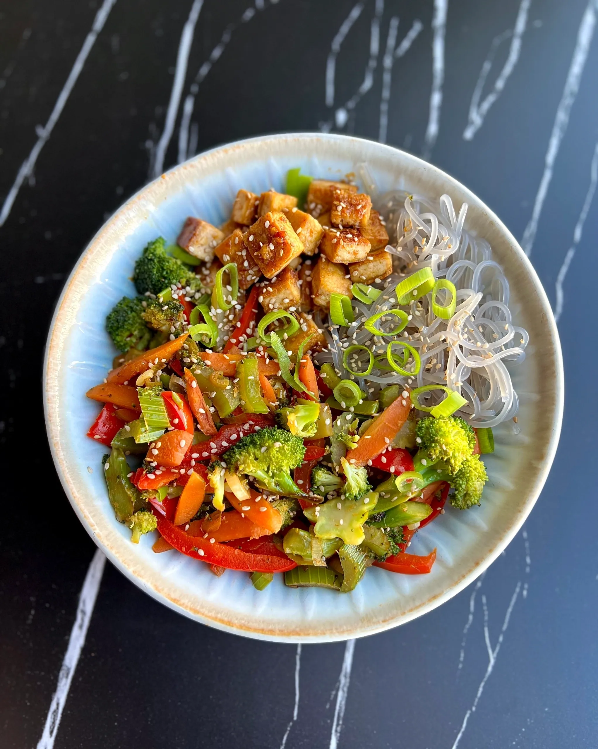 Zen Garden Tofu and Noodle Bowl