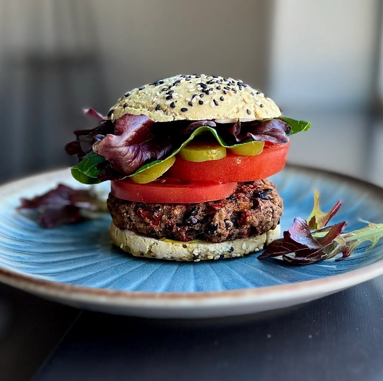 Elevated Black Bean Burgers