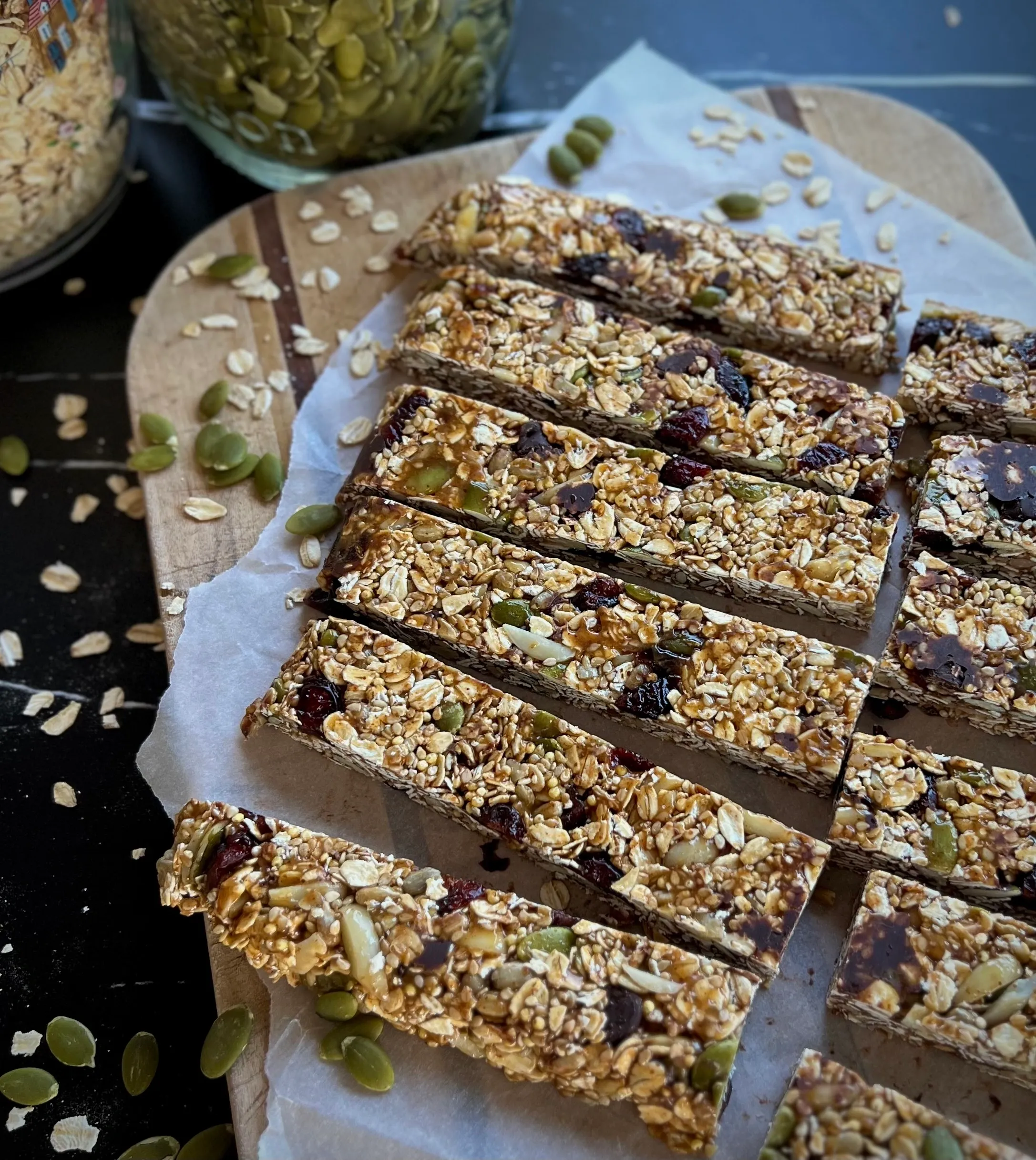 Super Seedy Gluten Free Granola Bars