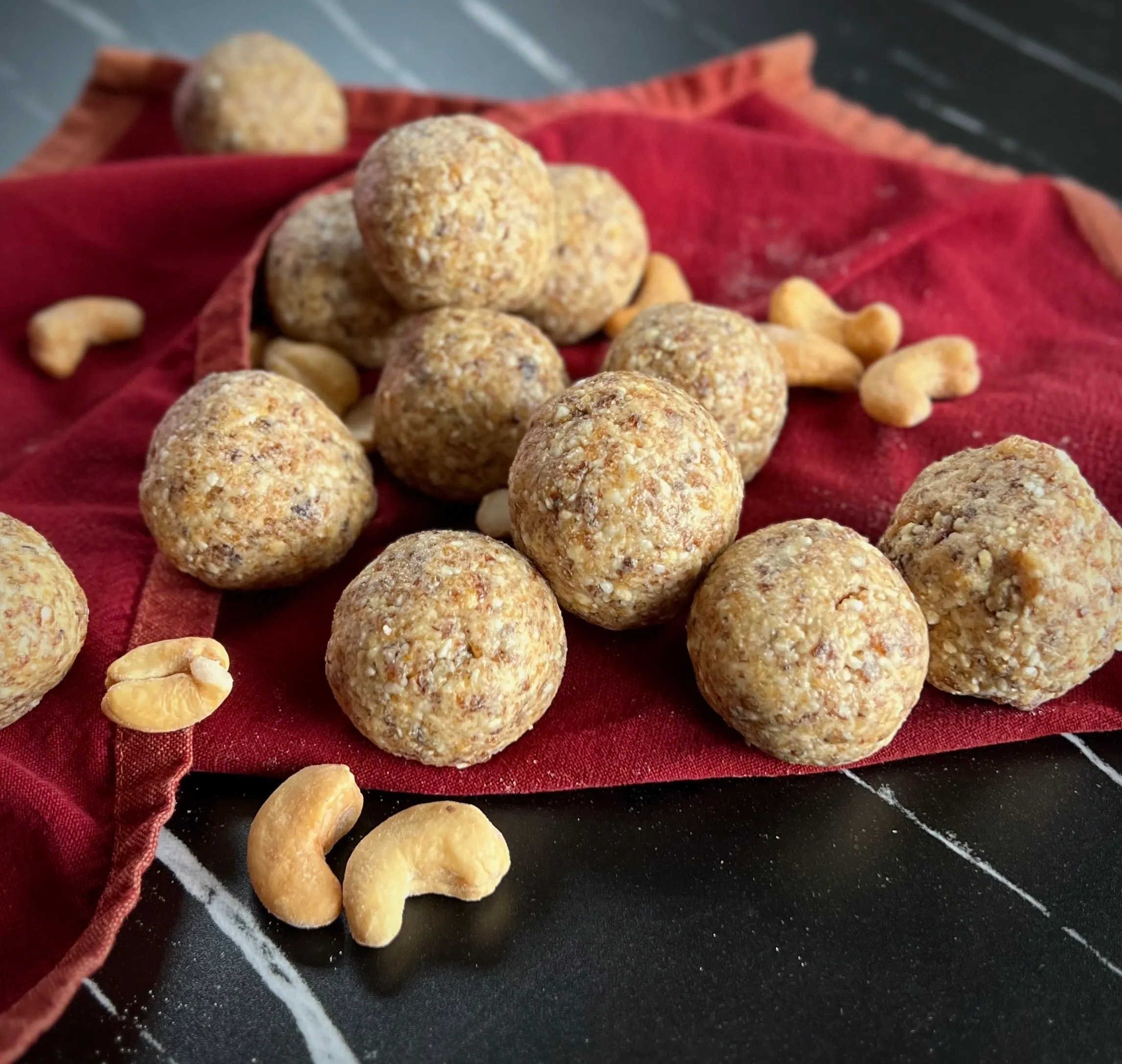 Vanilla Apricot Protein Bites