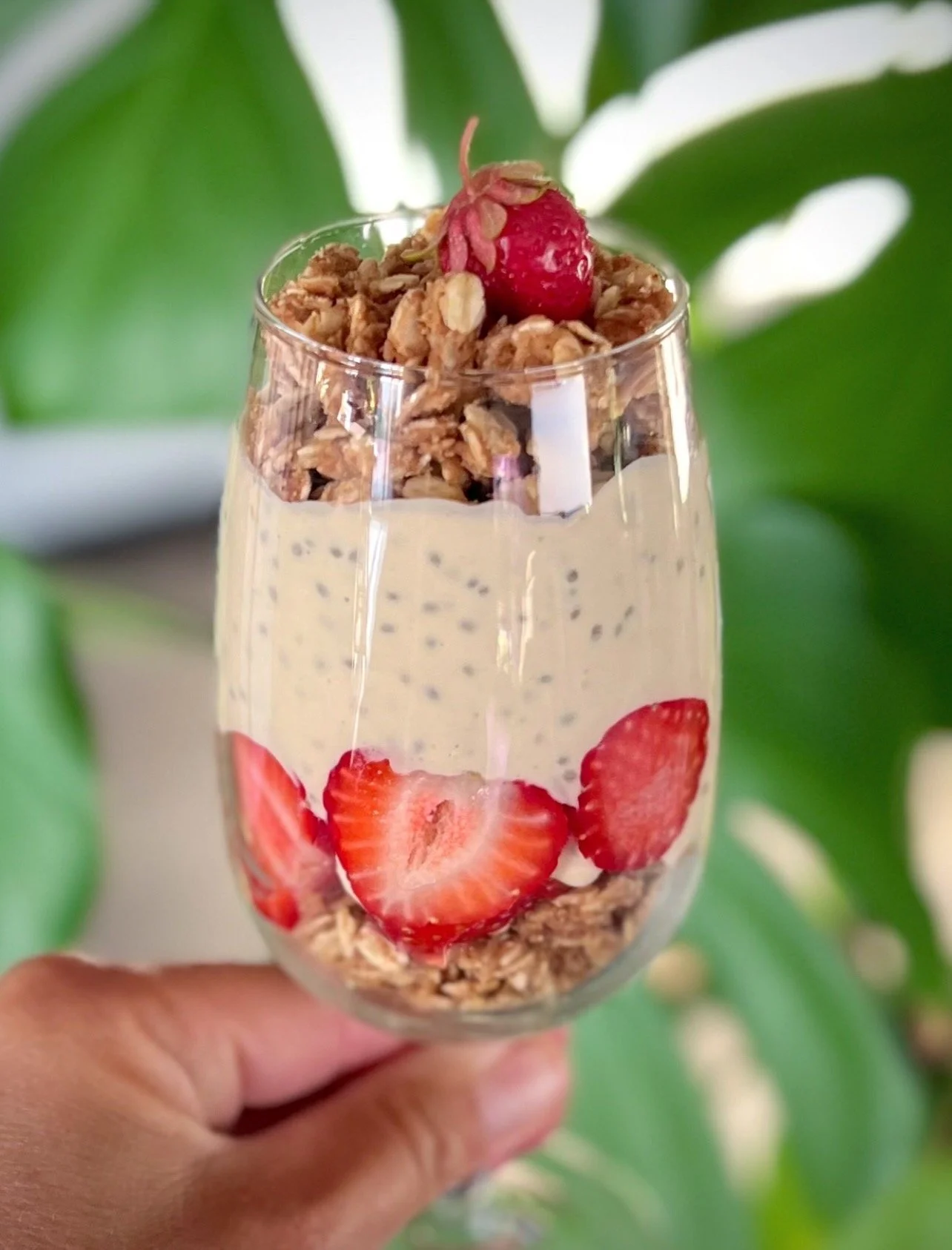 Lemon Strawberry Chia Parfait