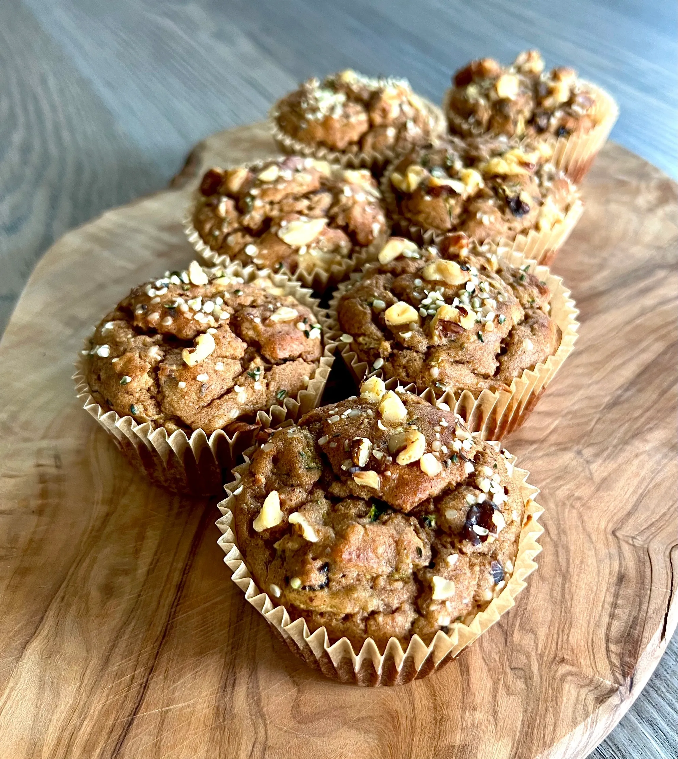 Gluten-Free Zucchini Protein Muffins