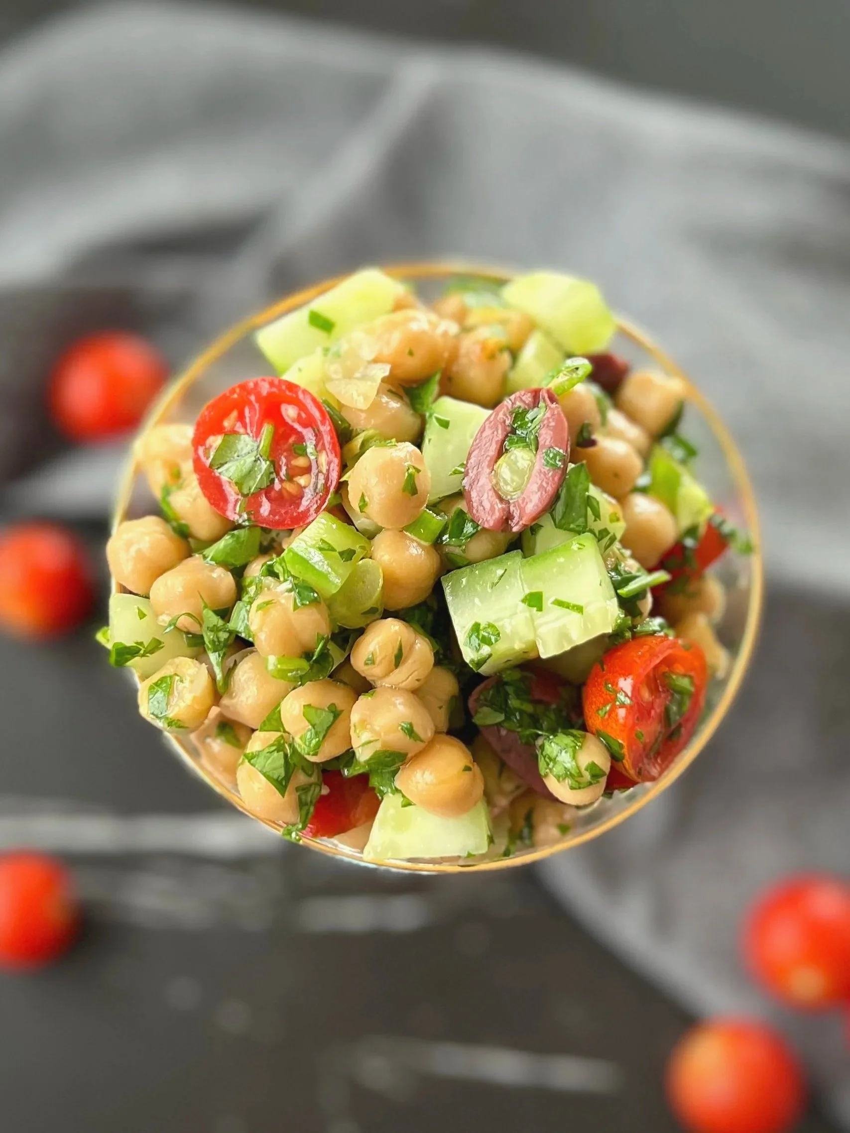 Super Easy Chickpea Salad