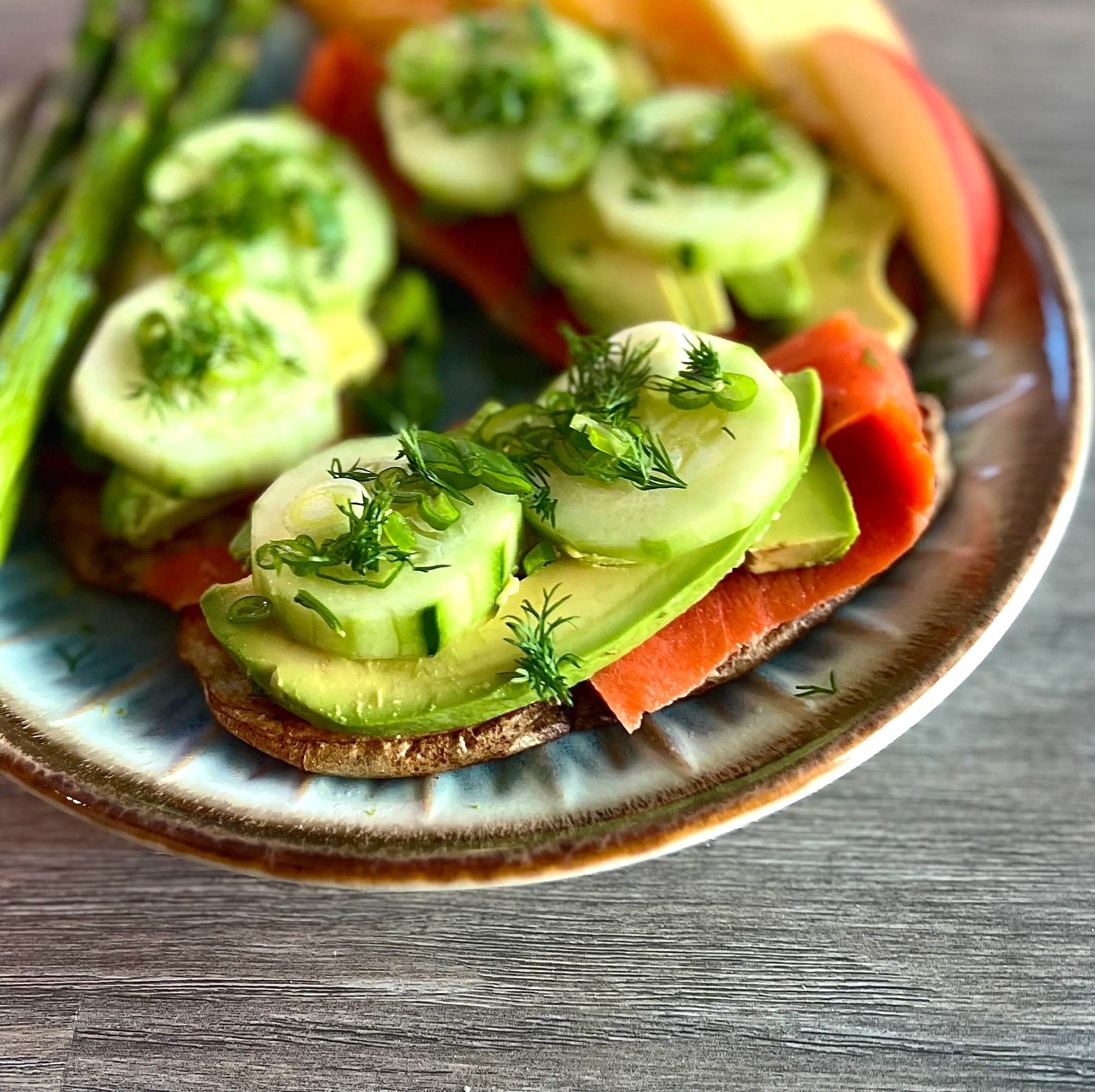 Potato Slab and Smoked Salmon Breakfast