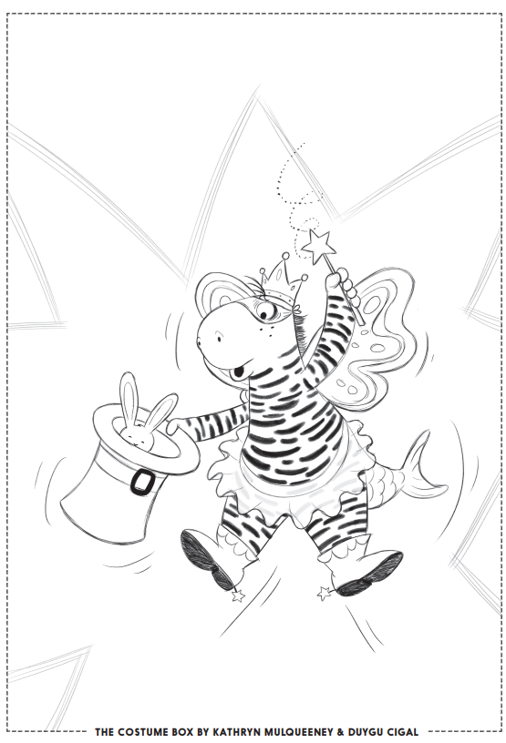 The Costume Box Colouring - Magican