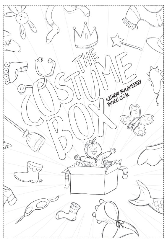 The Costume Box Colouring - Cover