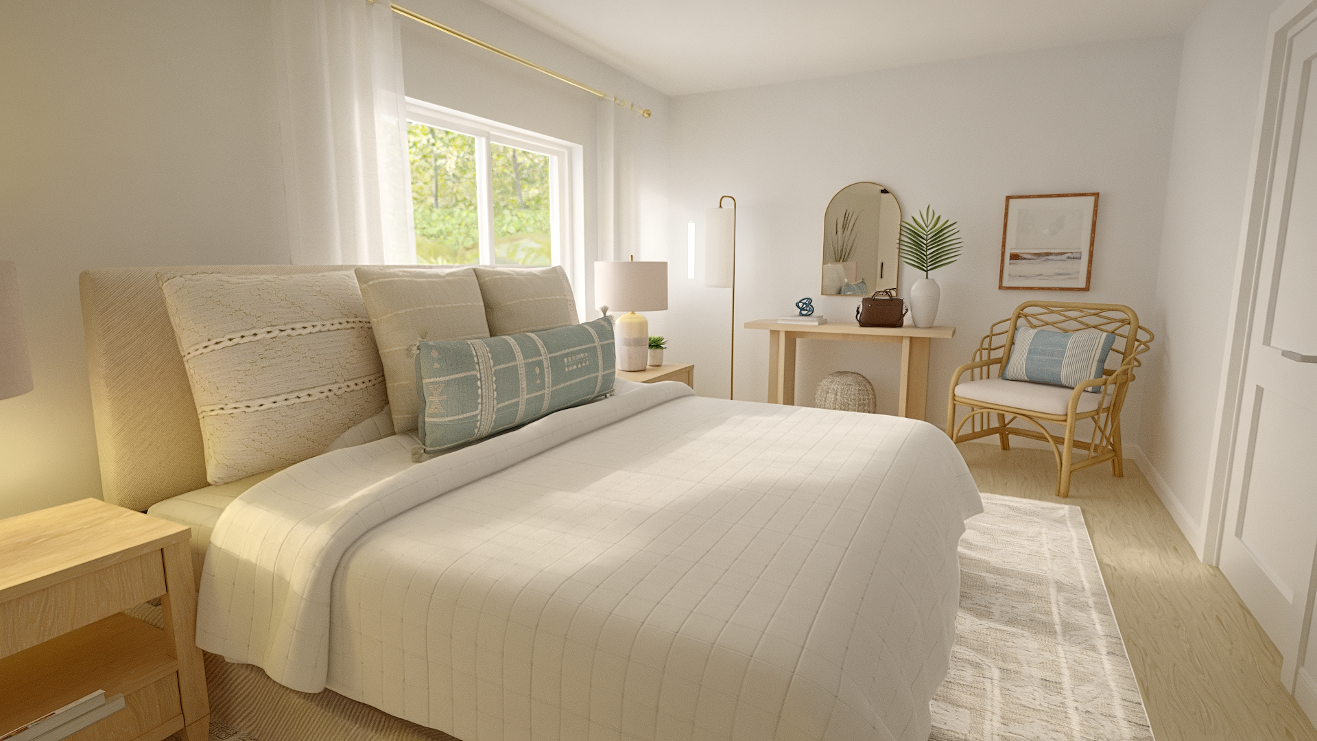 Miami Coastal Bedroom