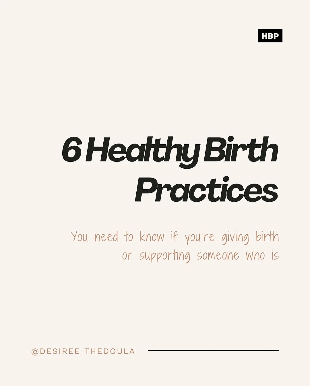 Healthy Birth Practices aren&rsquo;t &ldquo;rules&rdquo;&hellip;

They&rsquo;re evidence-based ways to support your body&rsquo;s natural design for labour and birth.

When you understand these six principles, you start making decisions from confidenc