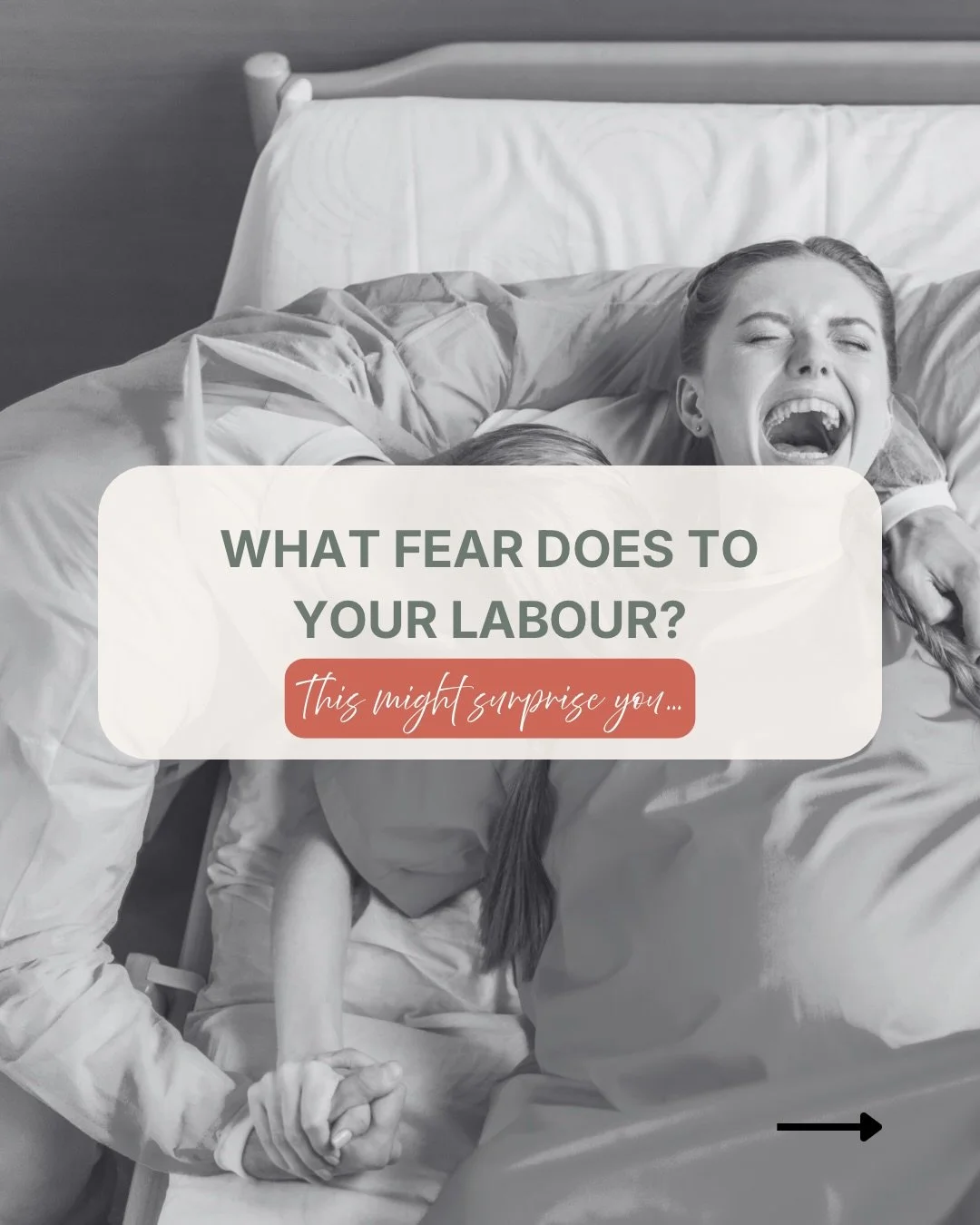 Fear doesn&rsquo;t just feel bad in labour... 
It actually slows it down. 
This is one of the most important things I teach my clients, and it&rsquo;s something most women have never been told.

Your body labours on oxytocin and endorphins - hormones