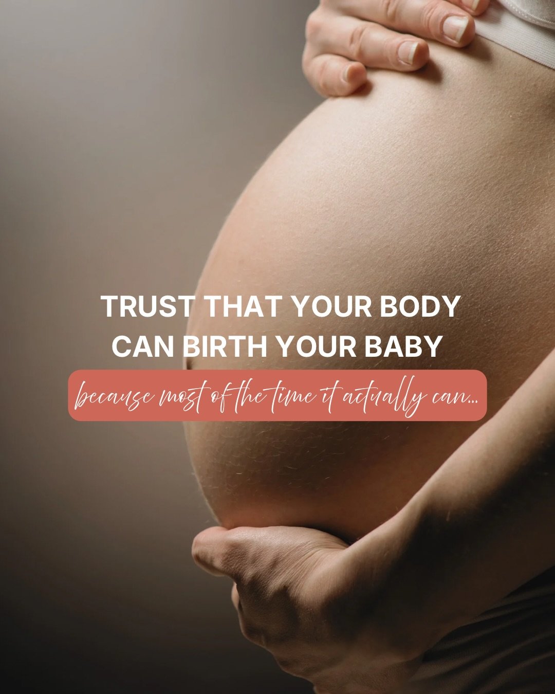 Your body is not a medical problem that needs to be managed!

Sit with that for a second&hellip;

Because most of the messaging you&rsquo;ve probably received about birth treats your body like it&rsquo;s broken from the start. We&rsquo;re convinced t