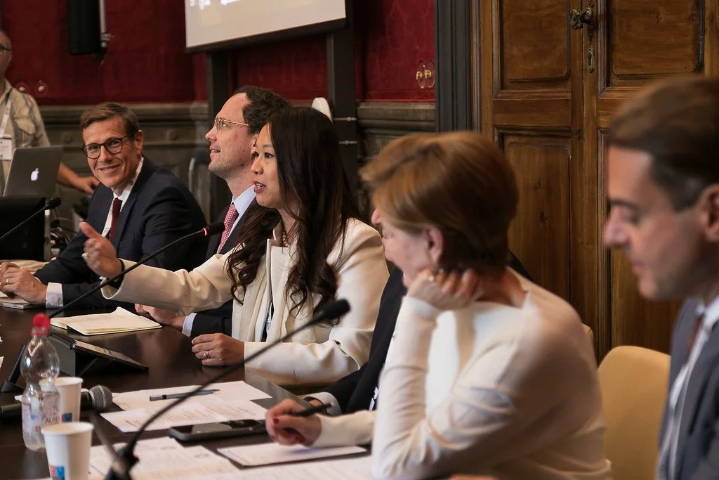 The closing roundtable, chaired by Gérardine Goh Escolar (HCCH). Sala Rossa, Villa Ruspoli, 10 May 2025. Photo: Andrea Pecchioli / Fotoproject.