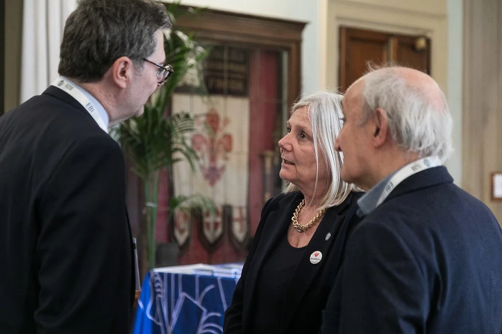 Filippo Zatti and Mauro Lombardi with Alessandra Petrucci, Rector of the University of Florence, in the antechamber of the Aula Magna. Florence, 8 May 2025. Photo: Andrea Pecchioli / Fotoproject.