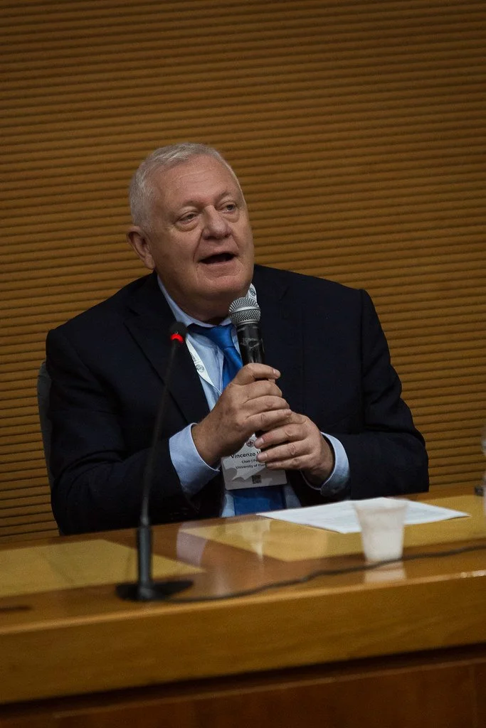 Vespri introducing the speakers of Panel 2 “Technological Challenges in the Implementation of Digital Currencies”. Sala Convegni, Social Sciences Campus, 9 May 2025. Photo: Serena Gallorini / Fotoproject.