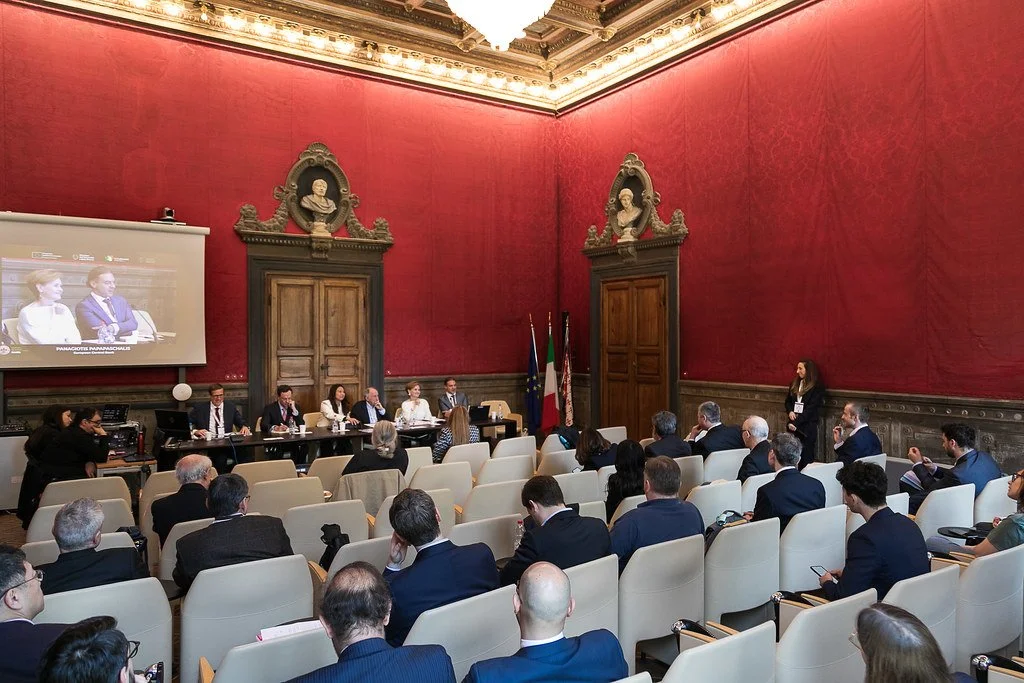 The closing roundtable, chaired by Gérardine Goh Escolar (HCCH). Sala Rossa, Villa Ruspoli, 10 May 2025. Photo: Andrea Pecchioli / Fotoproject.