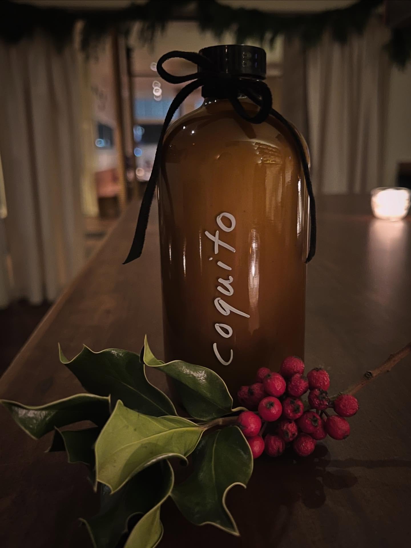 Coquito now in the house folks! And available for purchase To-Go. Makes a great host gift to share at your next holiday gathering&hellip; or gift to self and cozy up with a large cube next to the fire.

Meaning &ldquo;little coconut&rdquo;, Coquito i