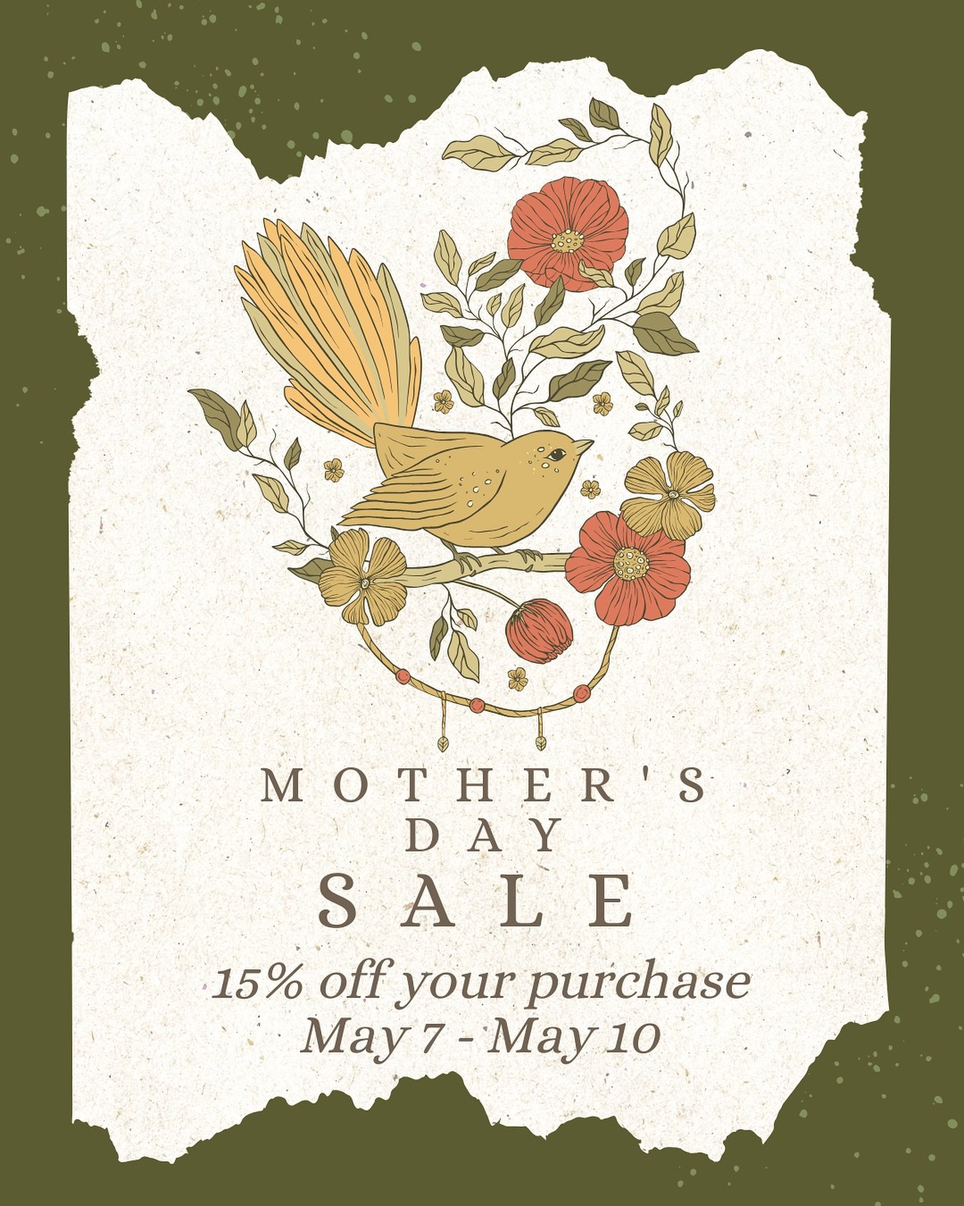 💐 Show your Mom (or Wife!) some love this Mother&rsquo;s Day with a unique gift from Boomerang Boutique! 💐

Starting tomorrow, May 7th, and running through Saturday, May 10th, enjoy **15% OFF** everything in store!

Boomerang Boutique is your go-to