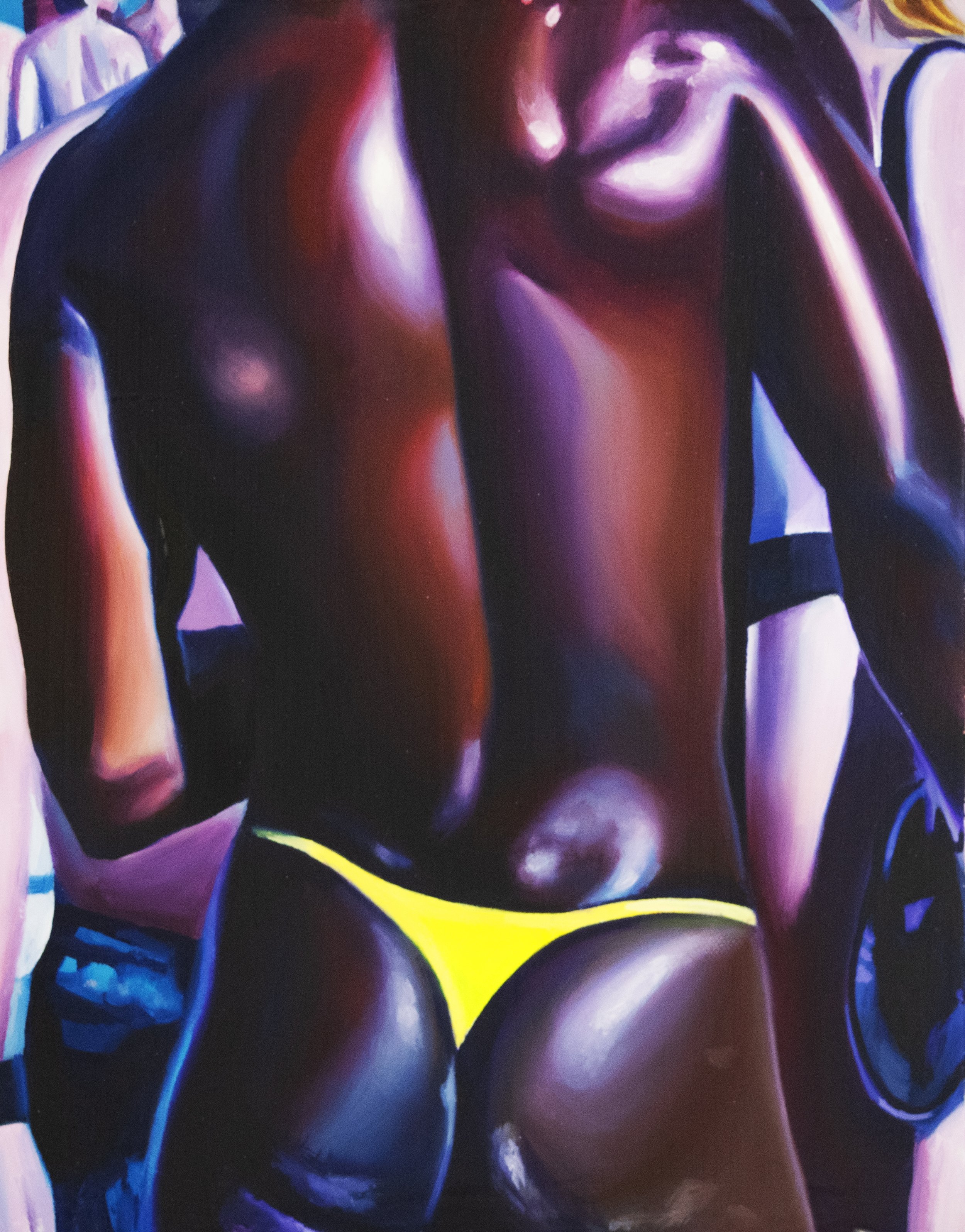 Green Thong Original Oil Painting
