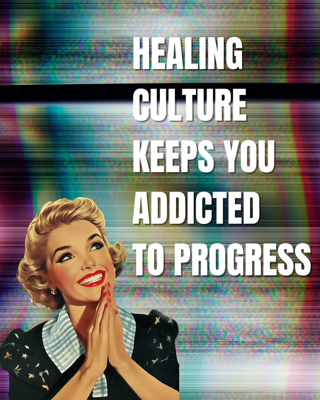 You&rsquo;re not meant to stay in the &lsquo;healing&rsquo; phase forever.

They sell you the idea that you're always &quot;almost there.&quot;
The never-ending self-improvement trap.
You are allowed to graduate.
You are allowed to arrive.
You are al