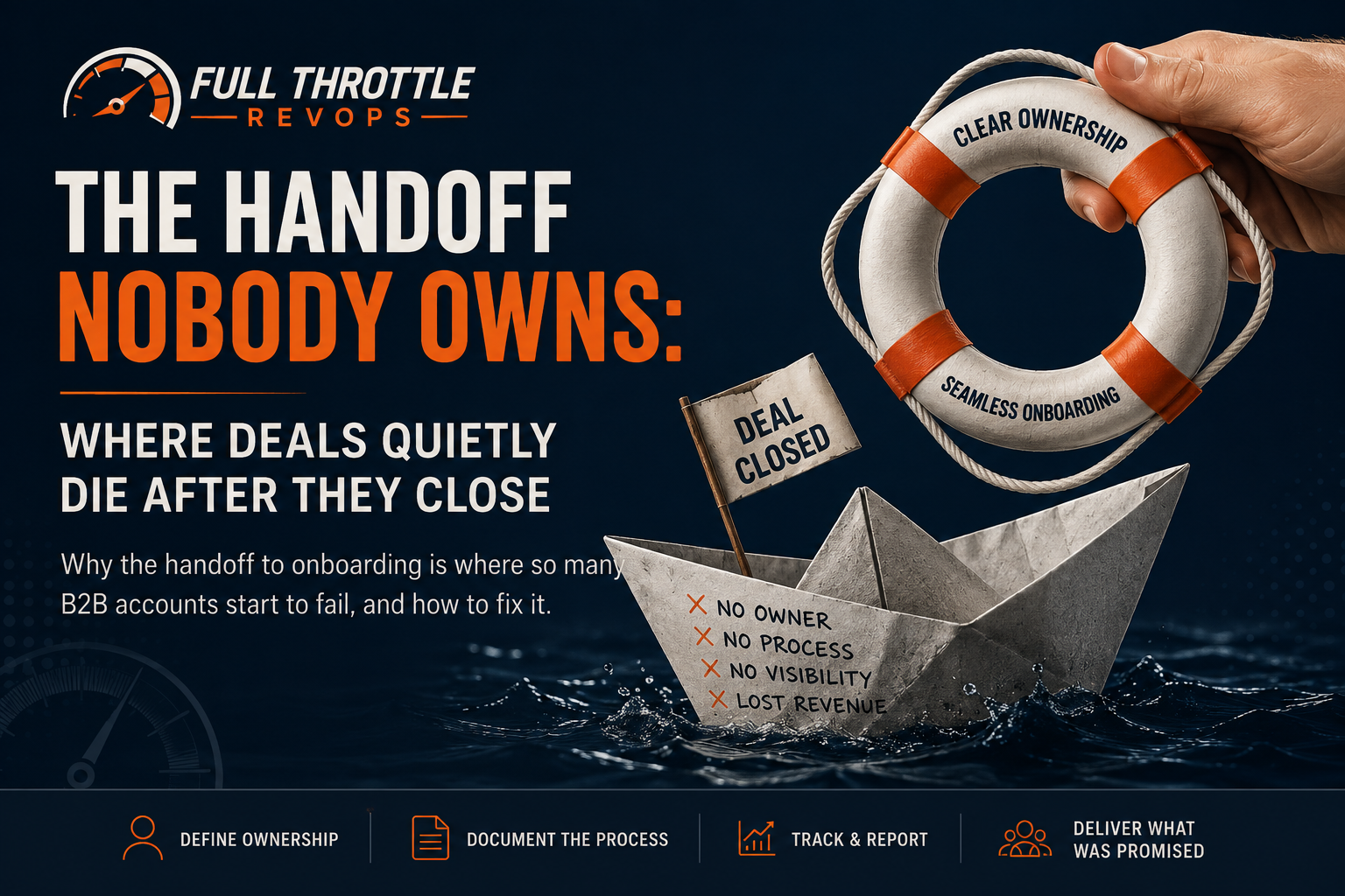 The Handoff Nobody Owns: Where Deals Quietly Die After They Close