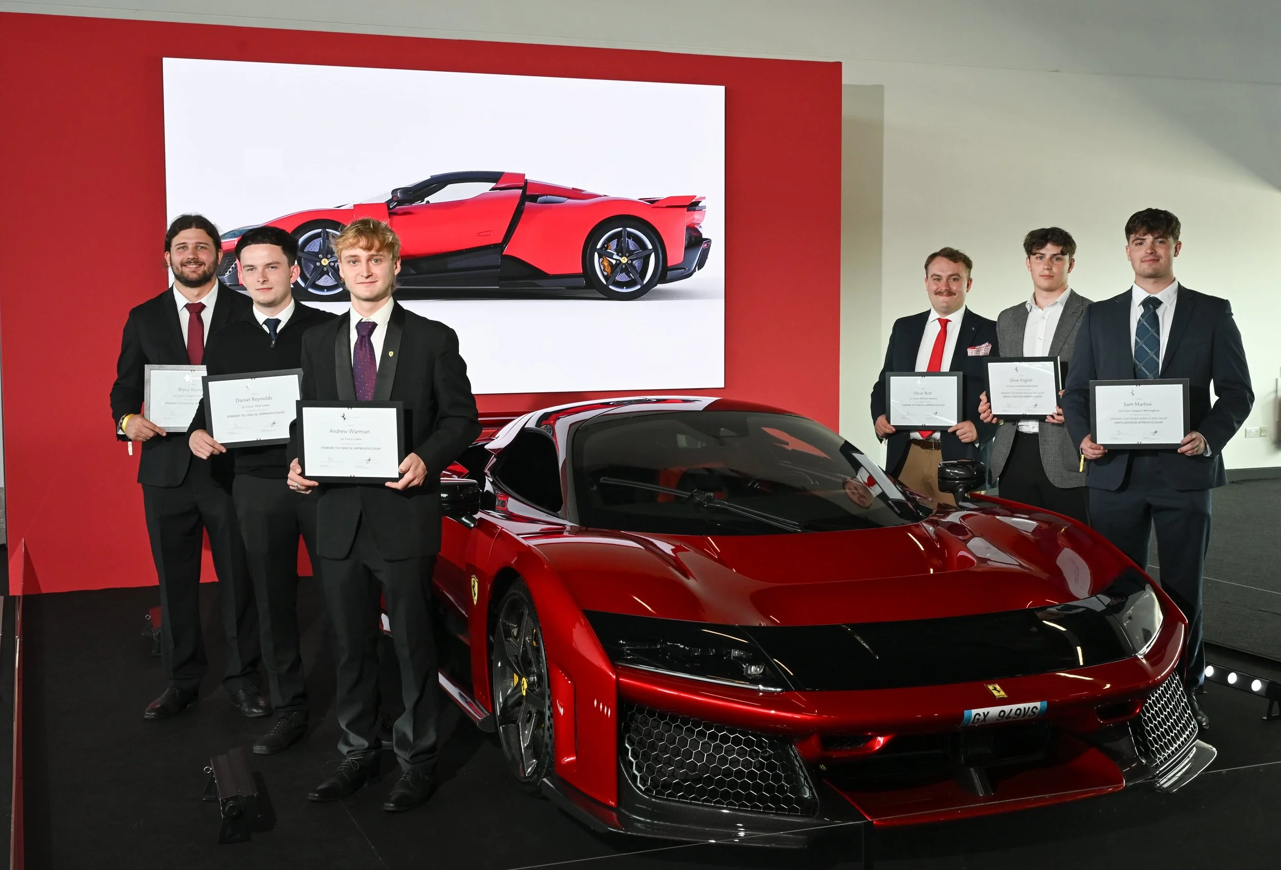 Six Ferrari Apprentices Graduate at Silverstone Finale