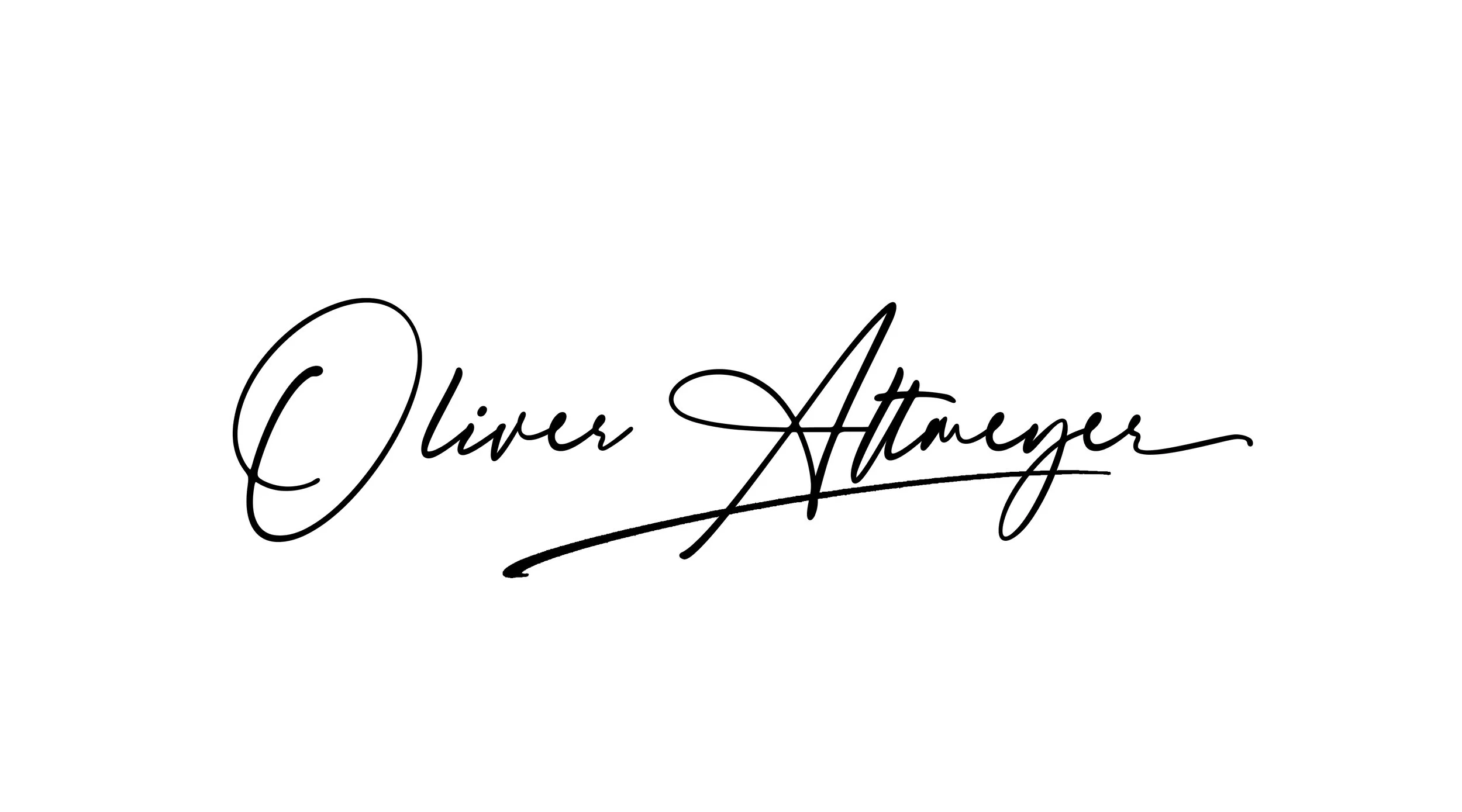 Signatur mit dem Namen Oliver Altmeyer in schwarzer Schreibschrift auf weißem Hintergrund.