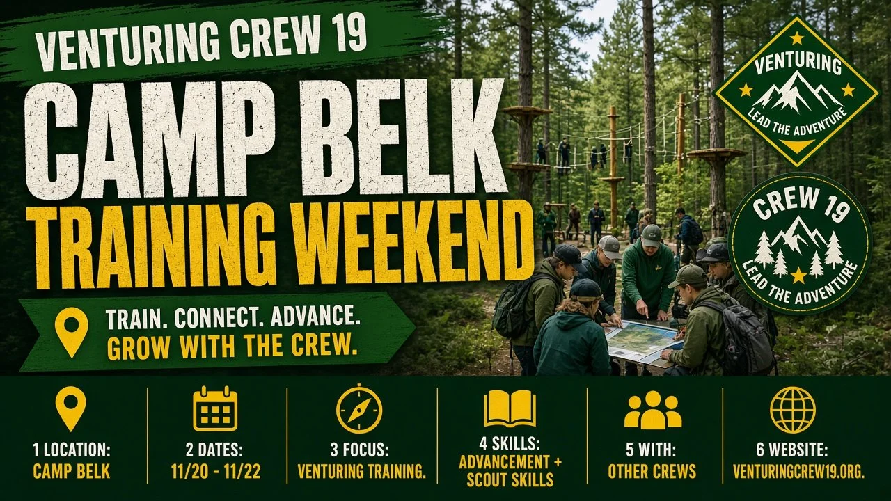 Camp Belk: Venturing Training Weekend