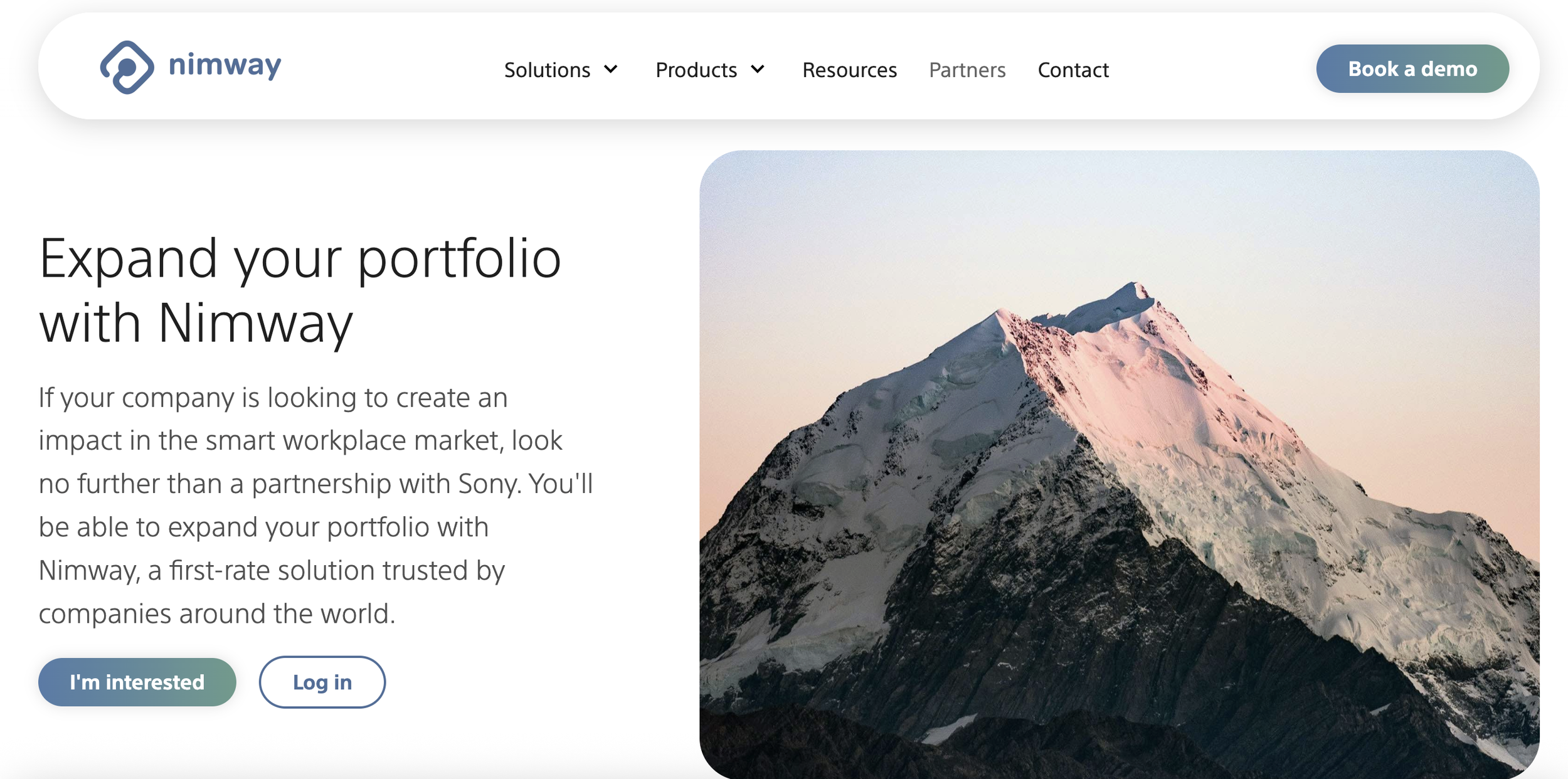 SONY NIMWAY: The Partner offer