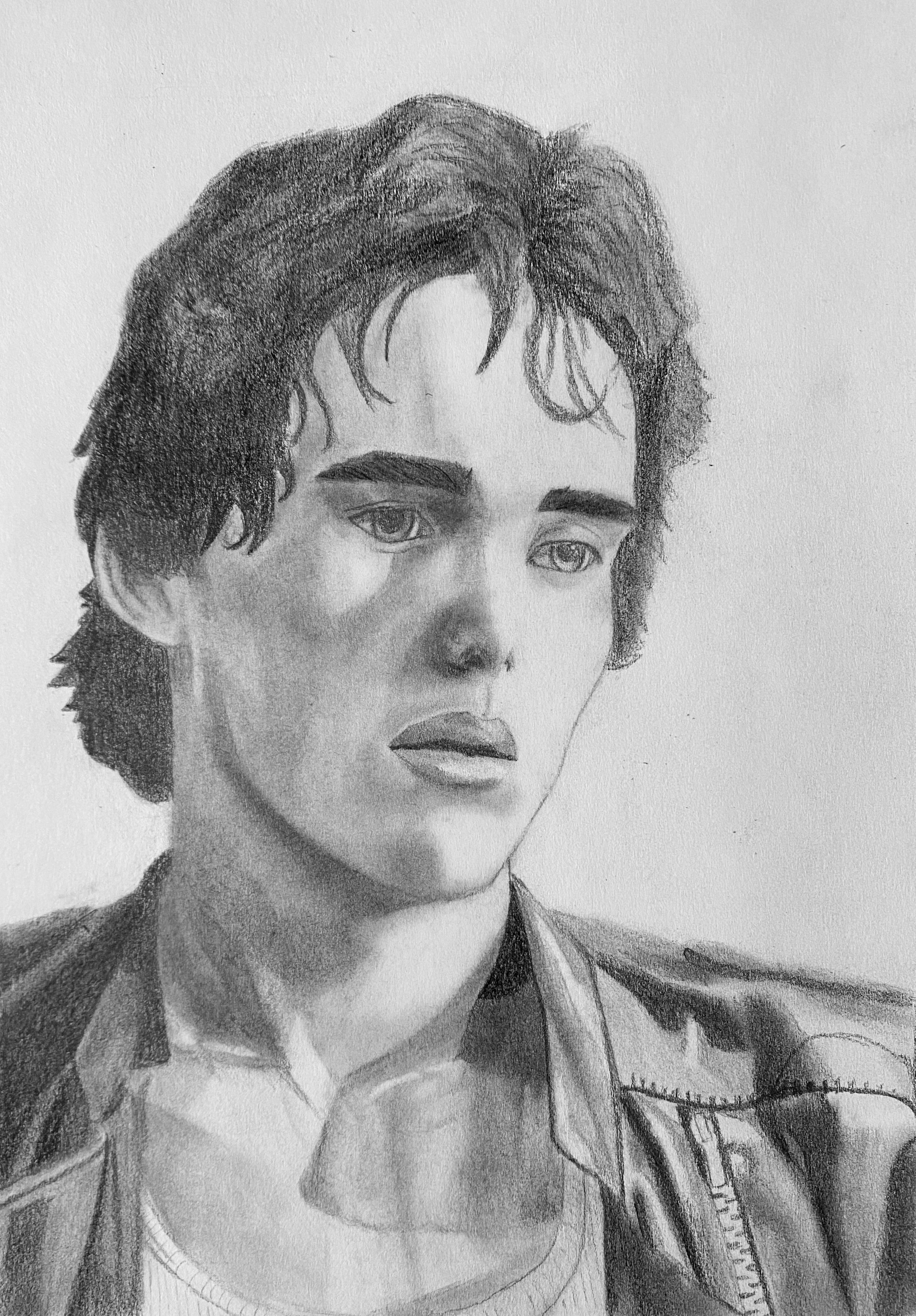 9in x 12in, graphite, 2023