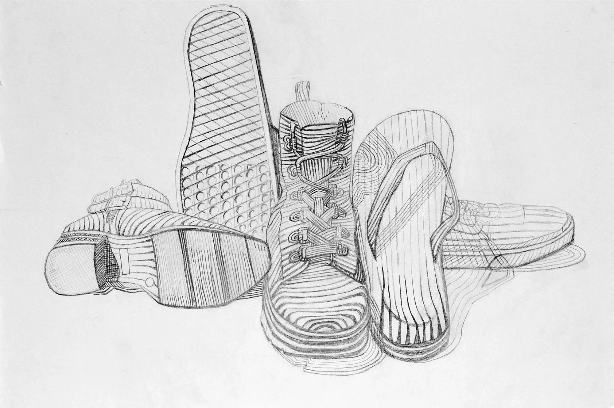 24in x 19in, graphite, 2023